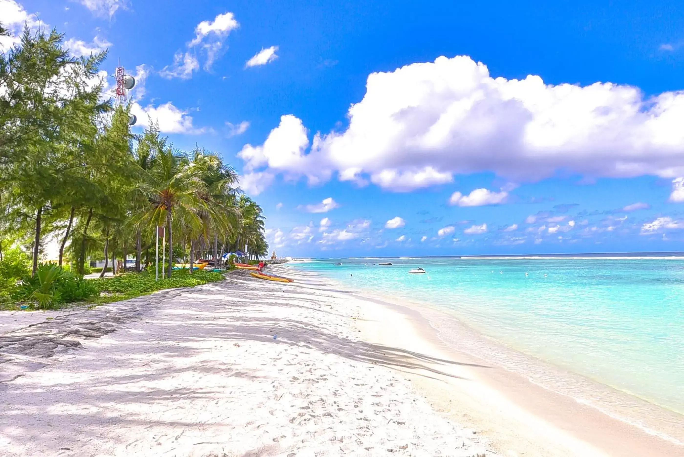 Beach in Huvan Beach Hotel at Hulhumale