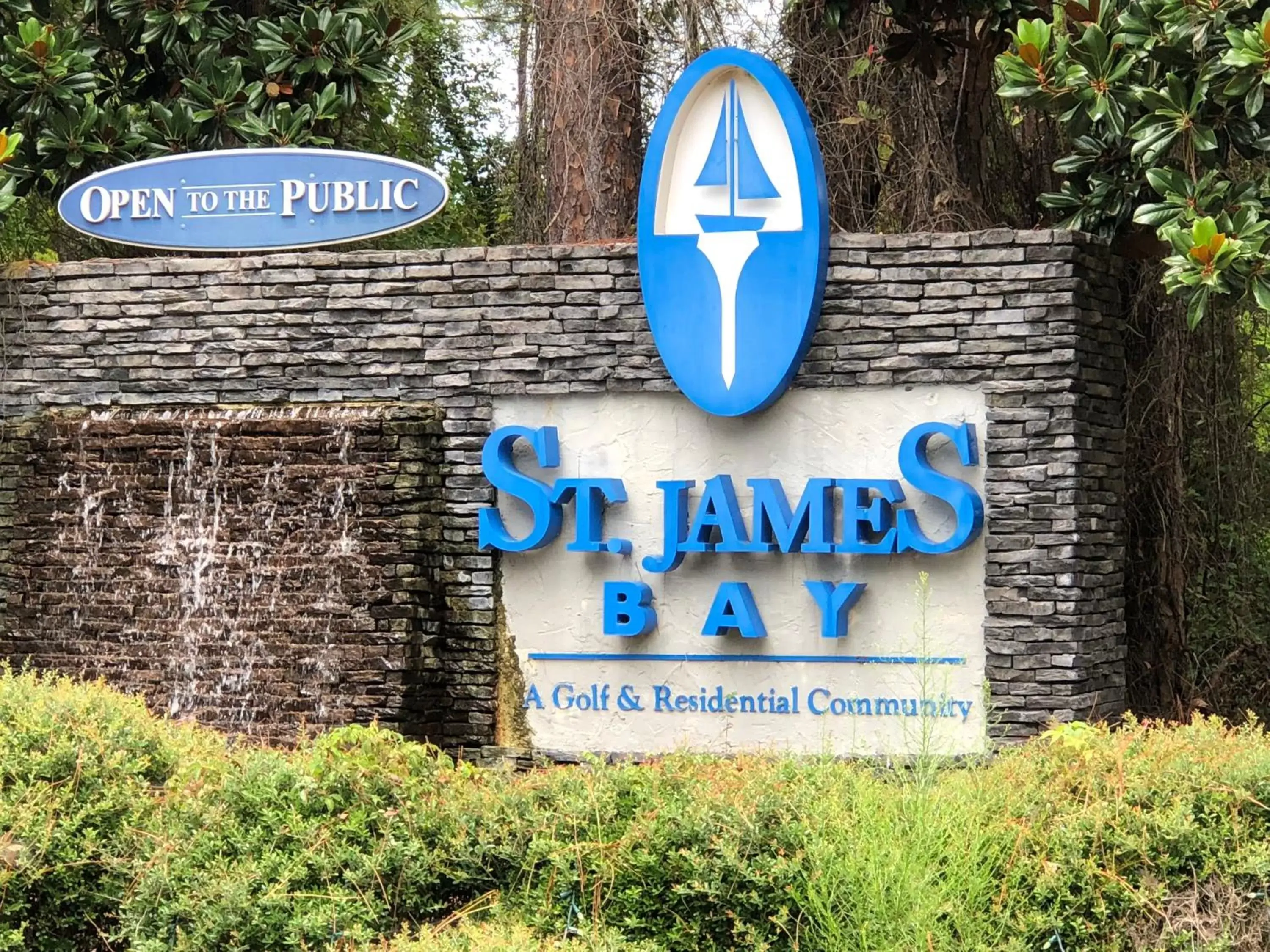 Property Logo/Sign in St. James Bay Golf Club