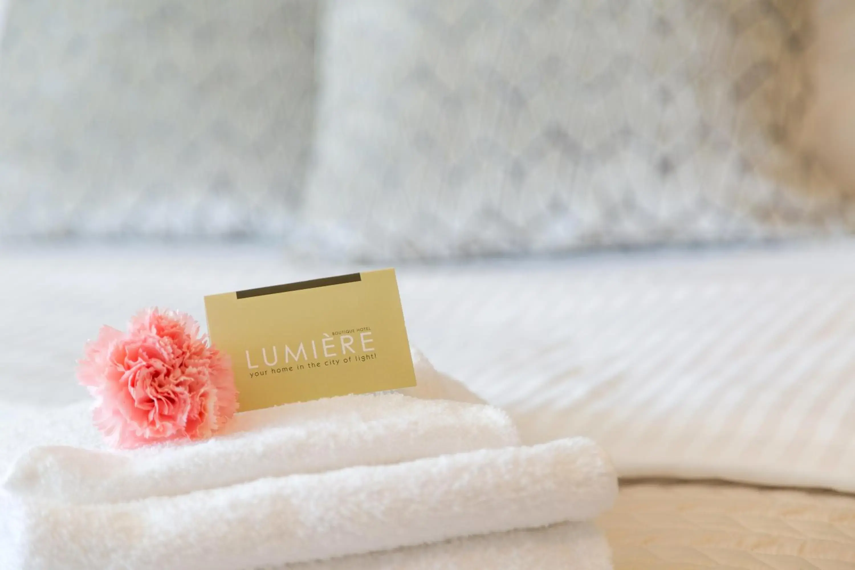 Property logo or sign, Bed in Boutique Hotel Lumiere