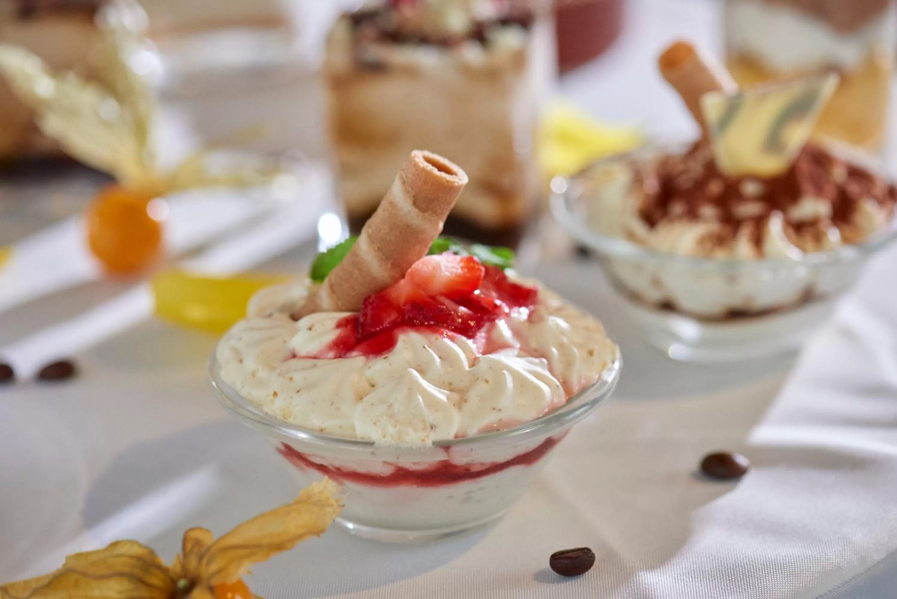 Food close-up in Hotel Restaurant Rathaus