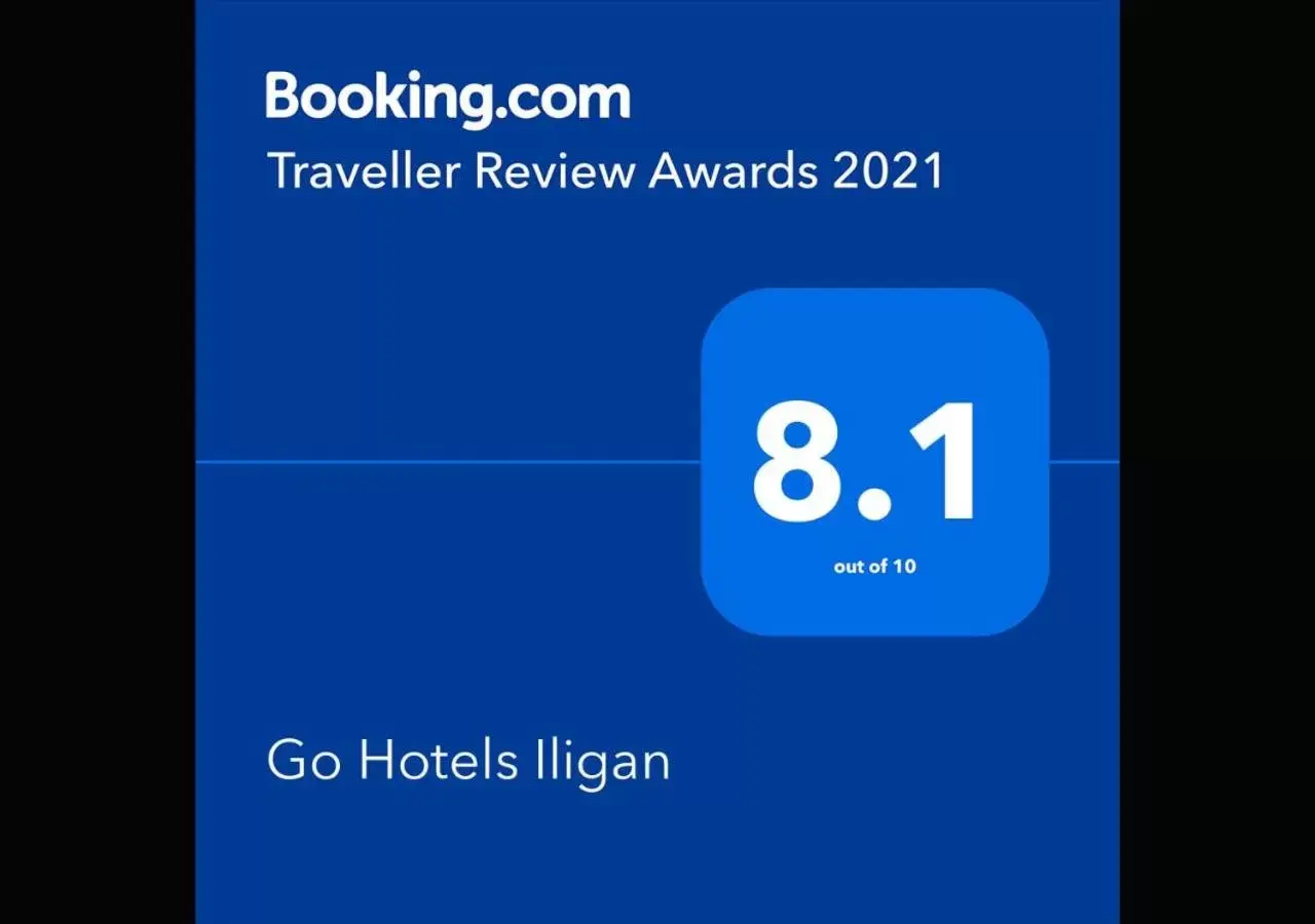 Certificate/Award, Logo/Certificate/Sign/Award in Go Hotels Iligan
