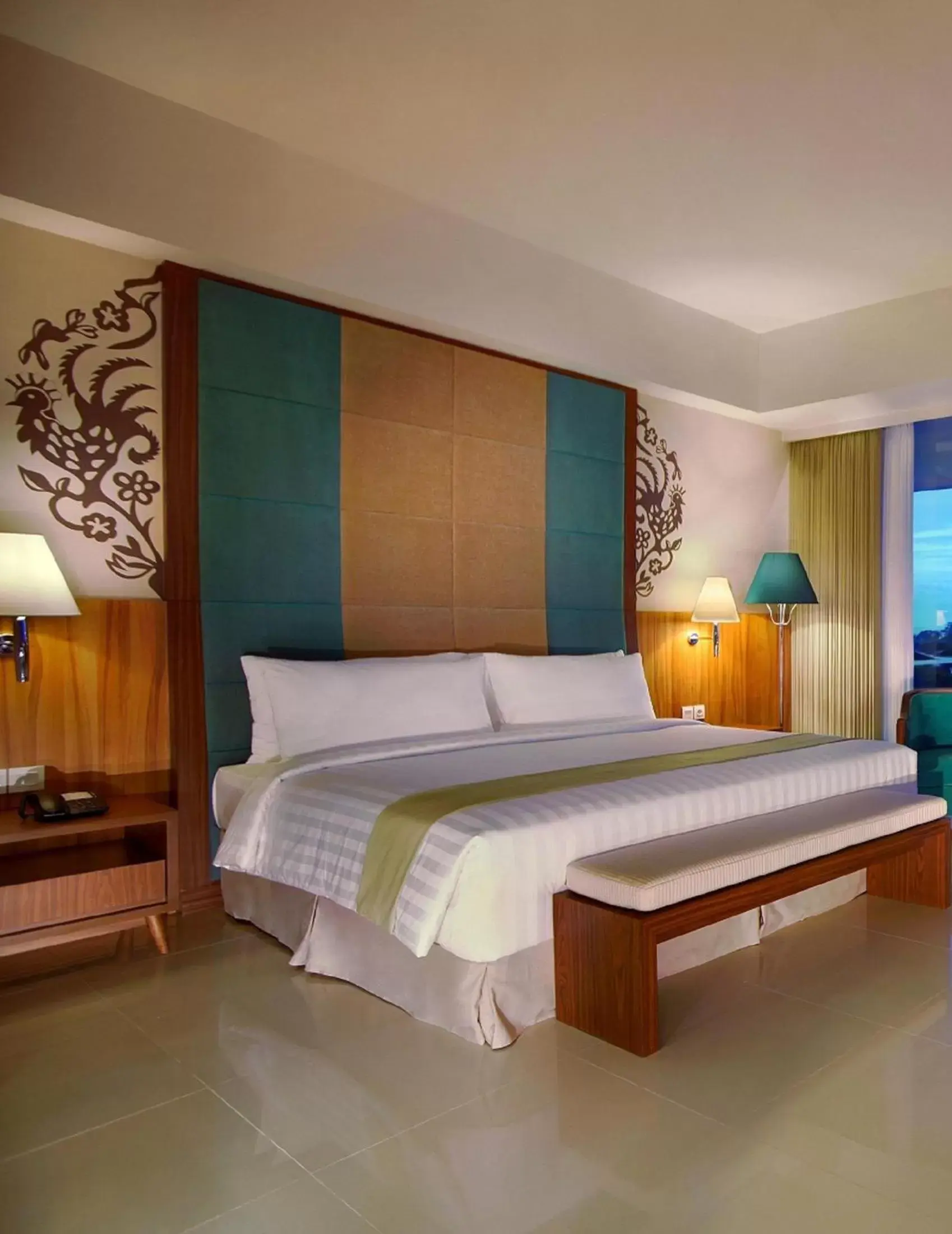 Decorative detail, Bed in ASTON Bojonegoro City Hotel