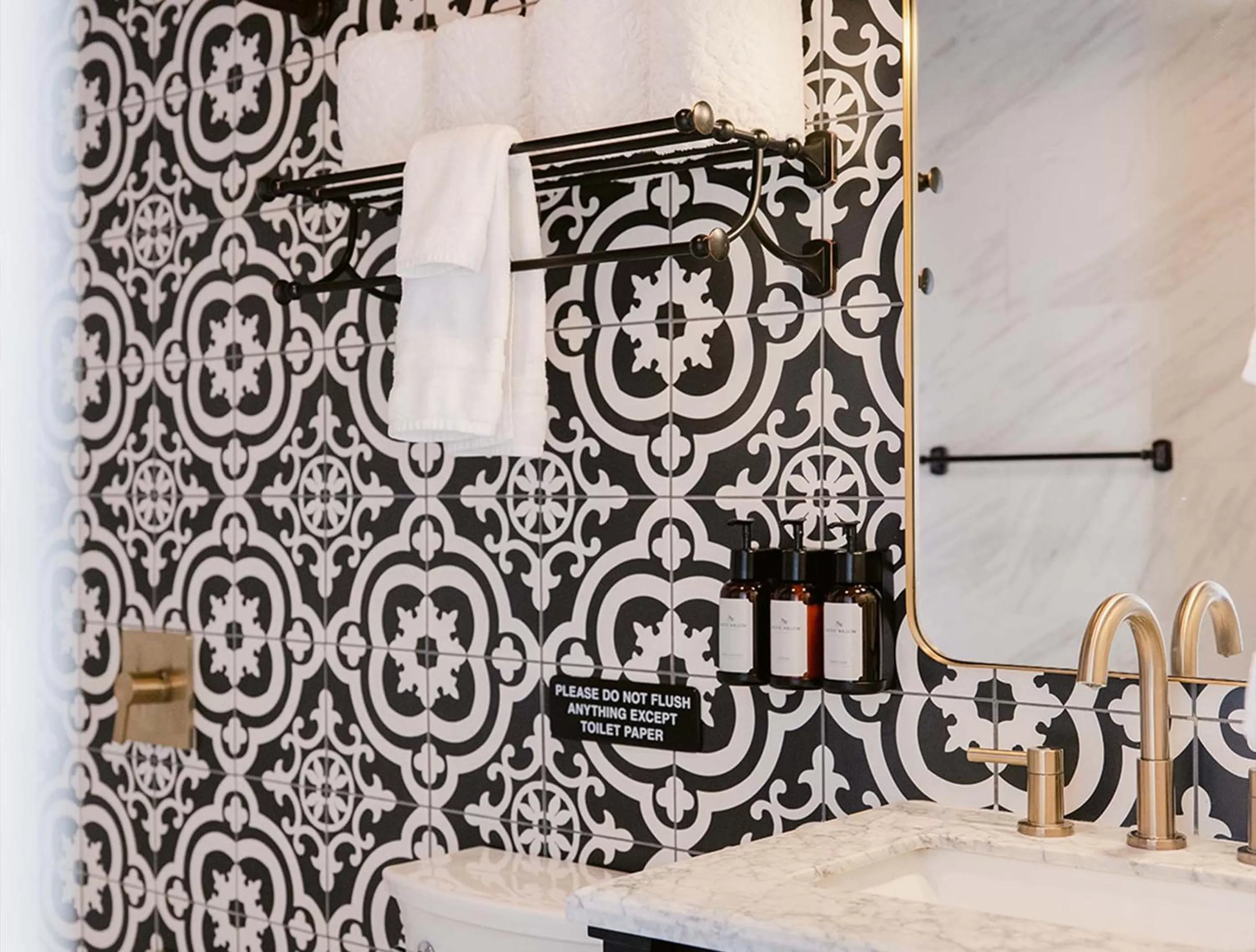 Bathroom in Grand Pine Cabins