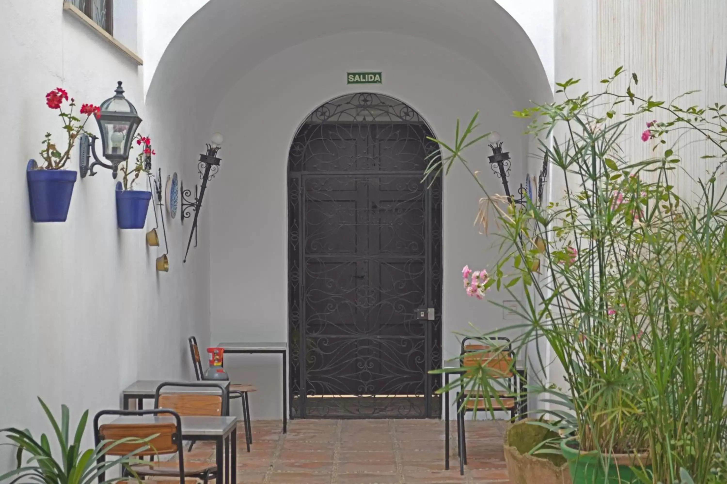 Patio in Hotel Marisa