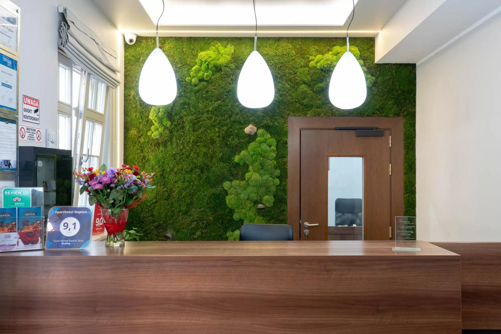 Lobby or reception in Apart Neptun