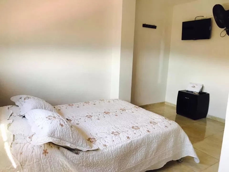 Bedroom, Bed in Hotel Mirador de Santa Bárbara