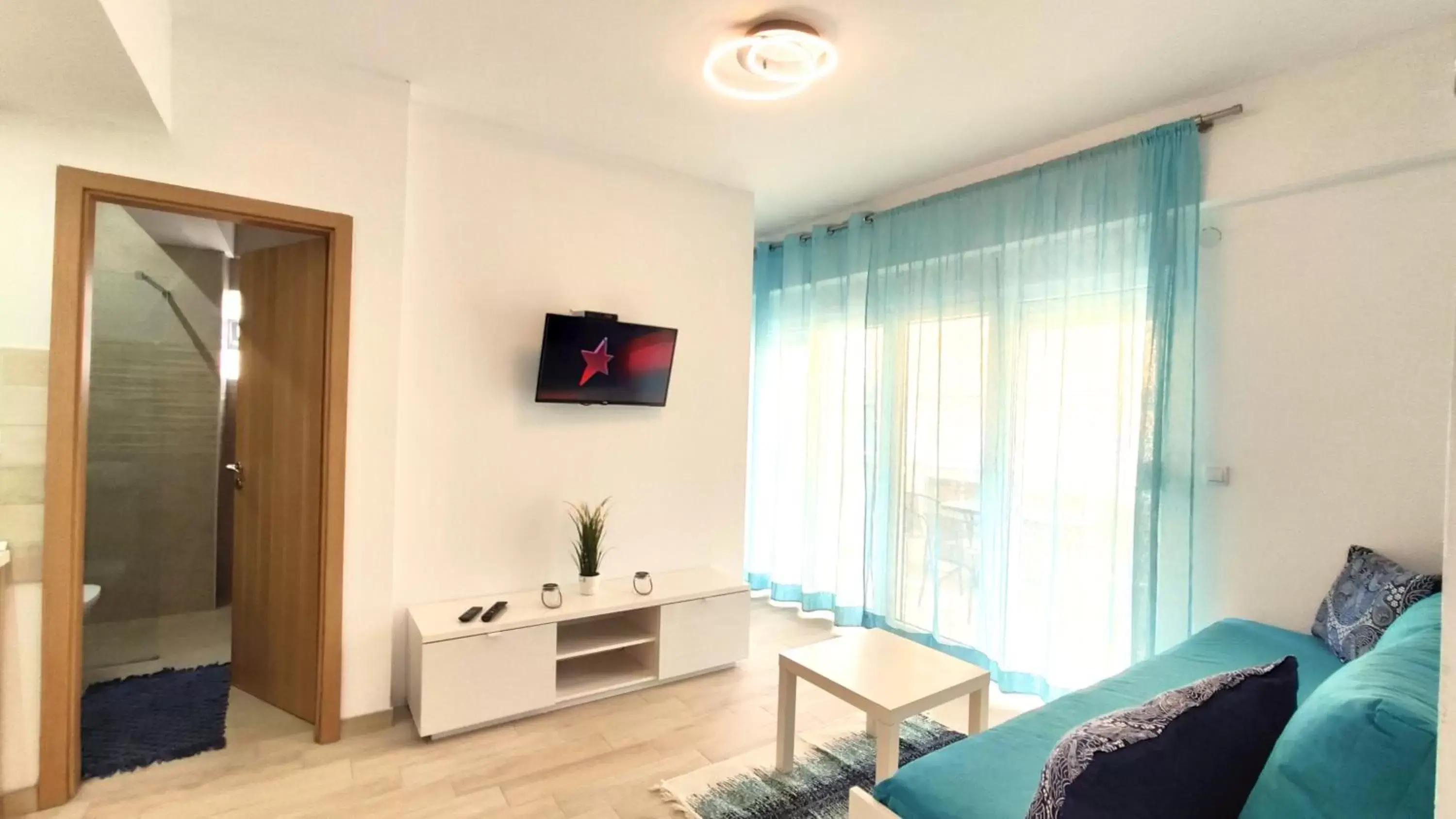 TV and multimedia, TV/Entertainment Center in Sea Star Apartments Kallikratia