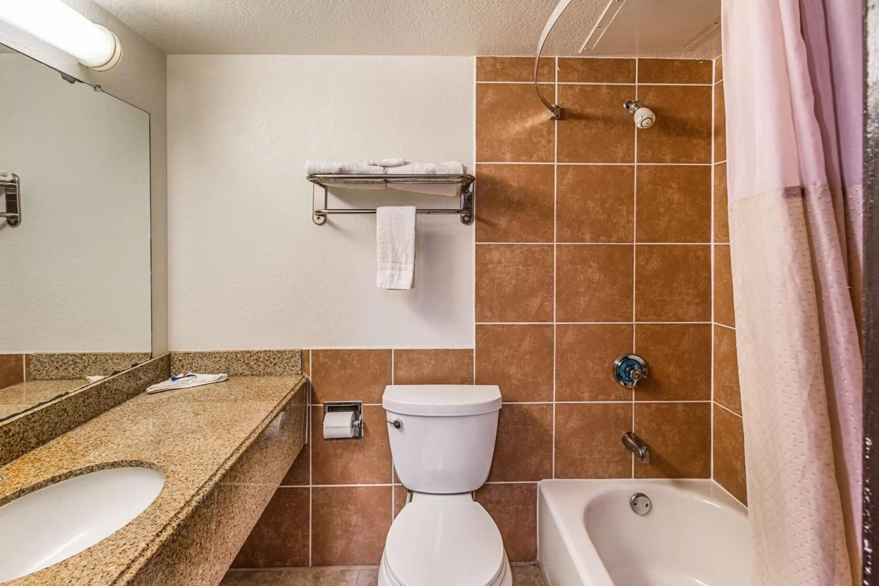 Shower, Bathroom in Motel 6-Lancaster, TX - DeSoto - Lancaster