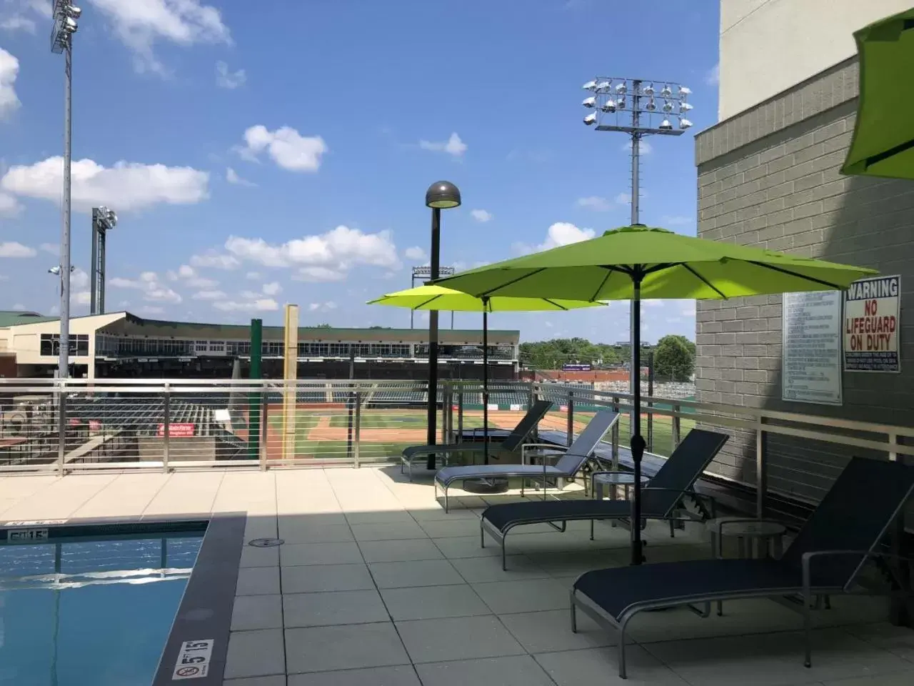 Patio in Hyatt Place Greensboro Downtown