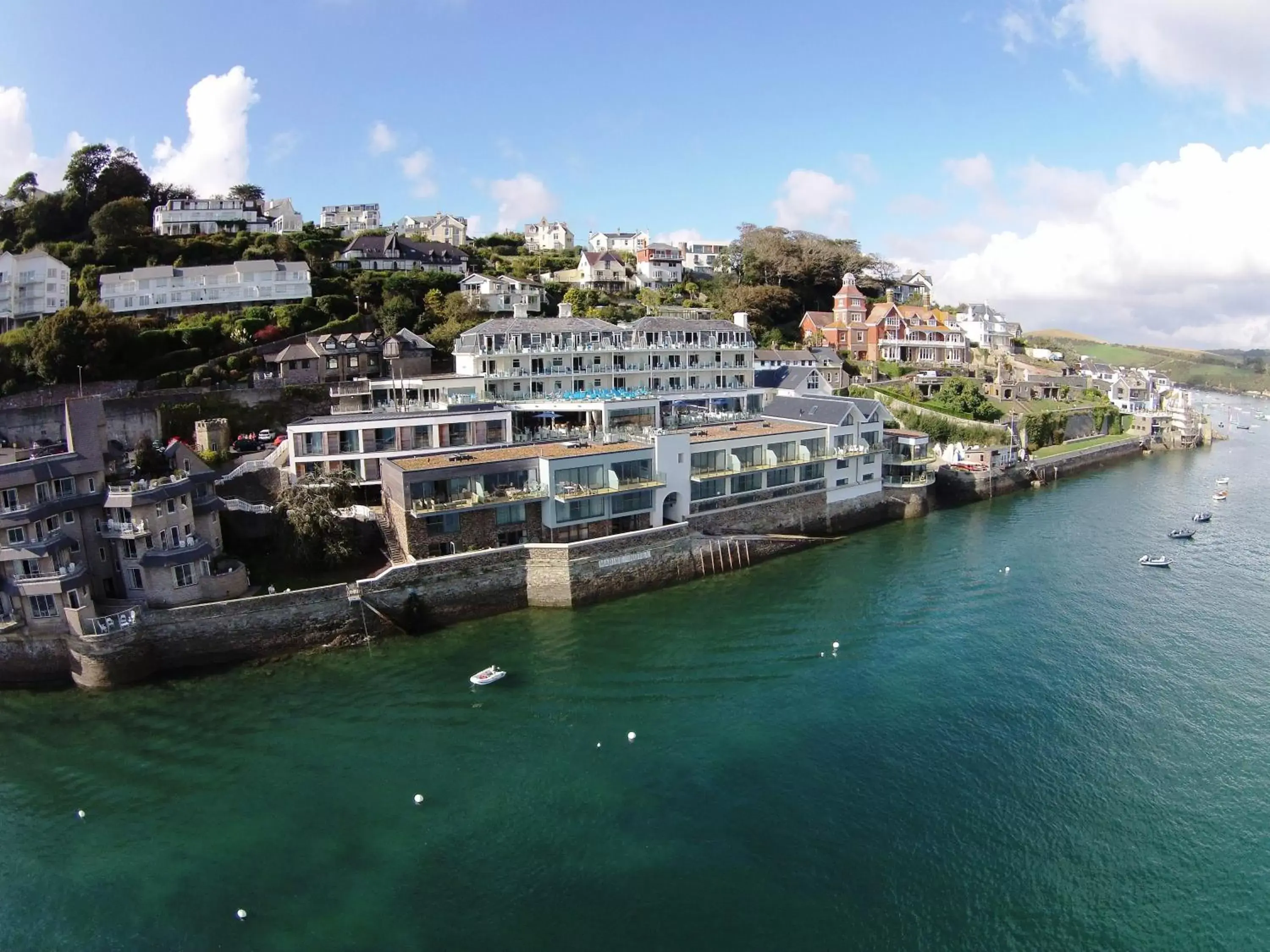 Property building, Bird's-eye View in Harbour Hotel Salcombe