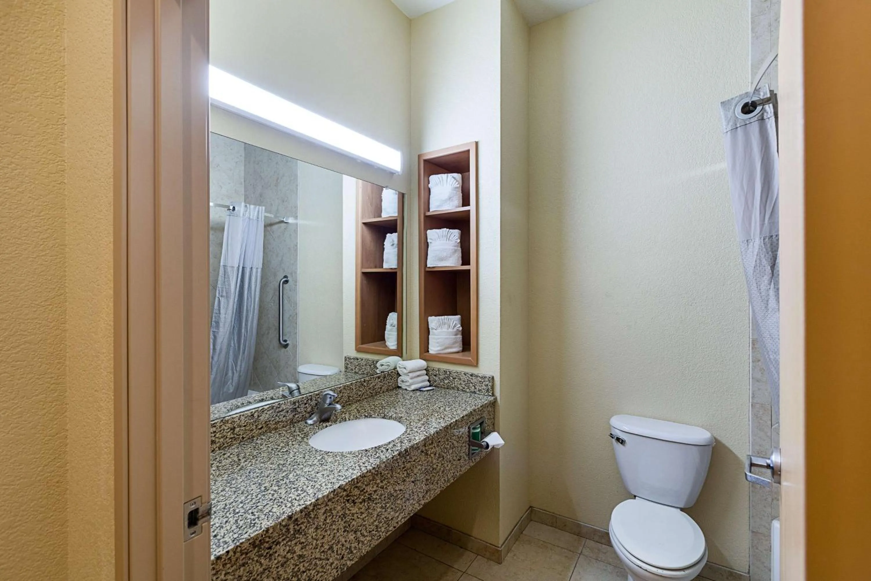 Toilet in Motel 6-Fort Worth, TX
