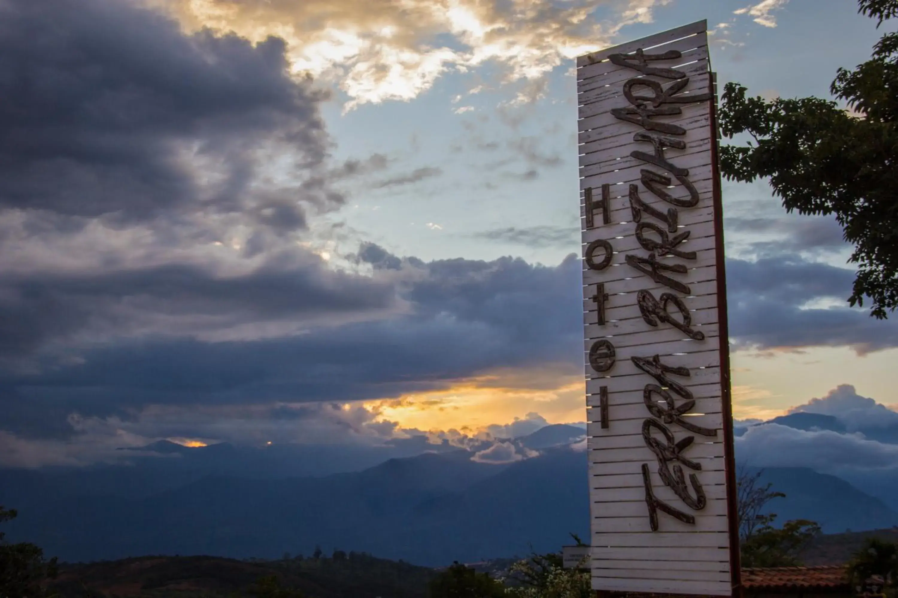 Sunset in Hotel Terra Barichara