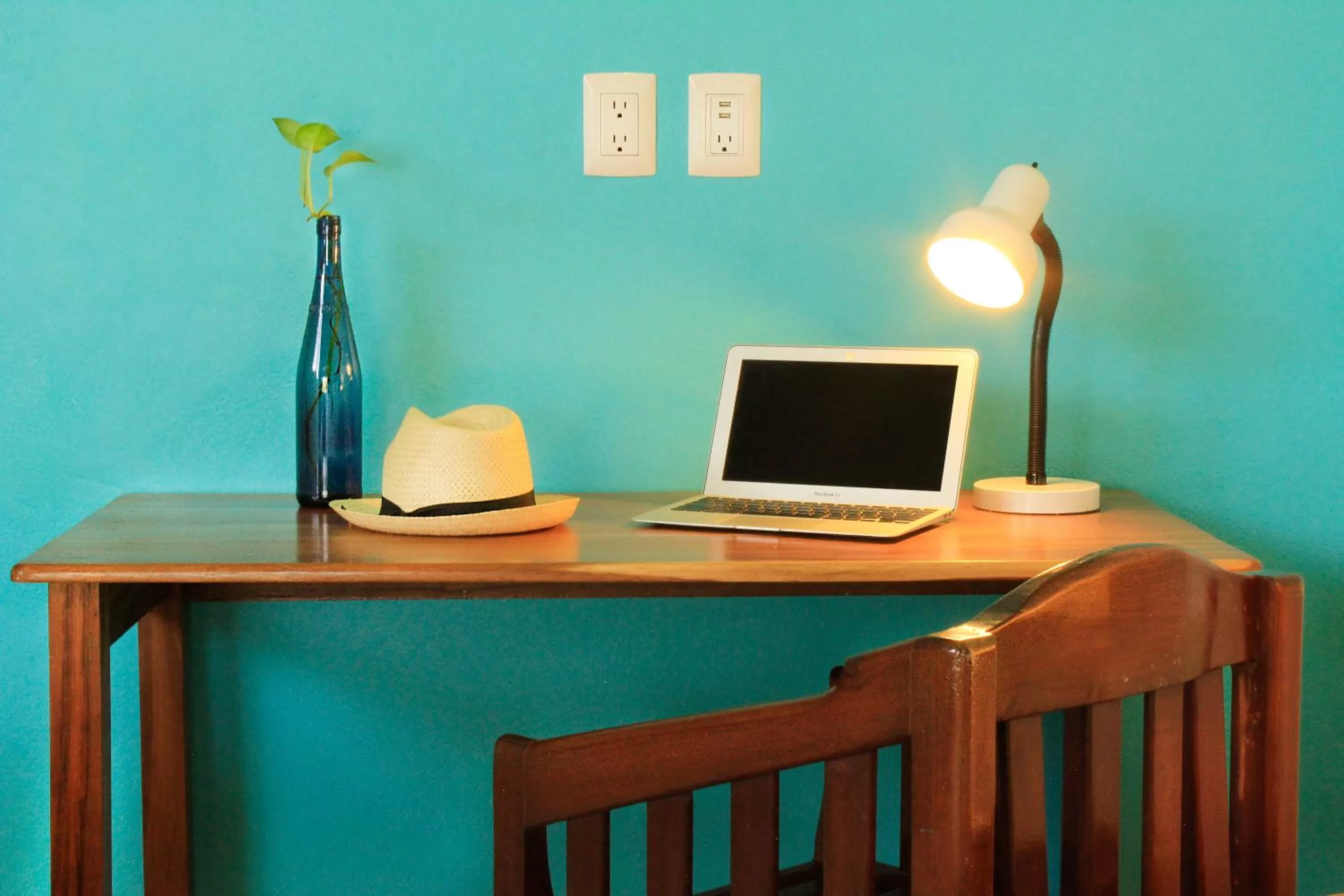 Seating area in La Palmita Budget Boutique Hotel