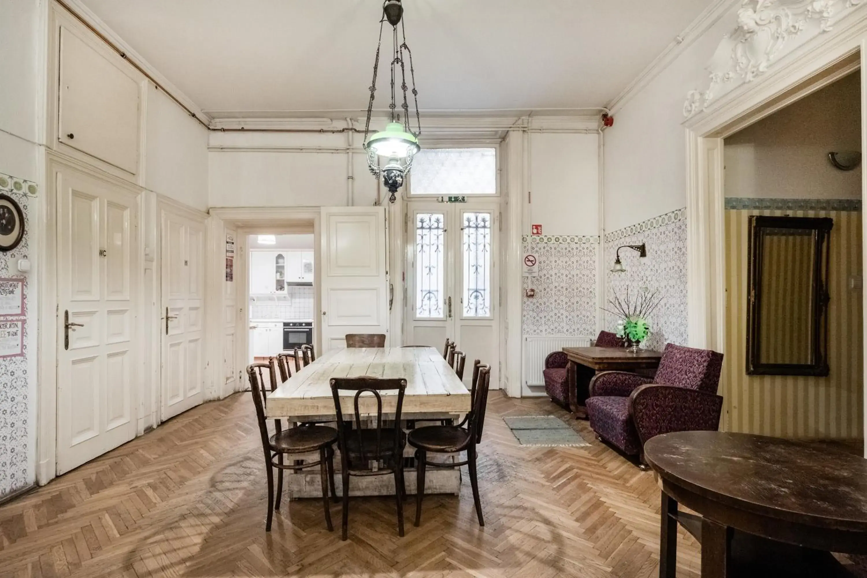 Seating area, Dining Area in Baroque Hostel & Coworking