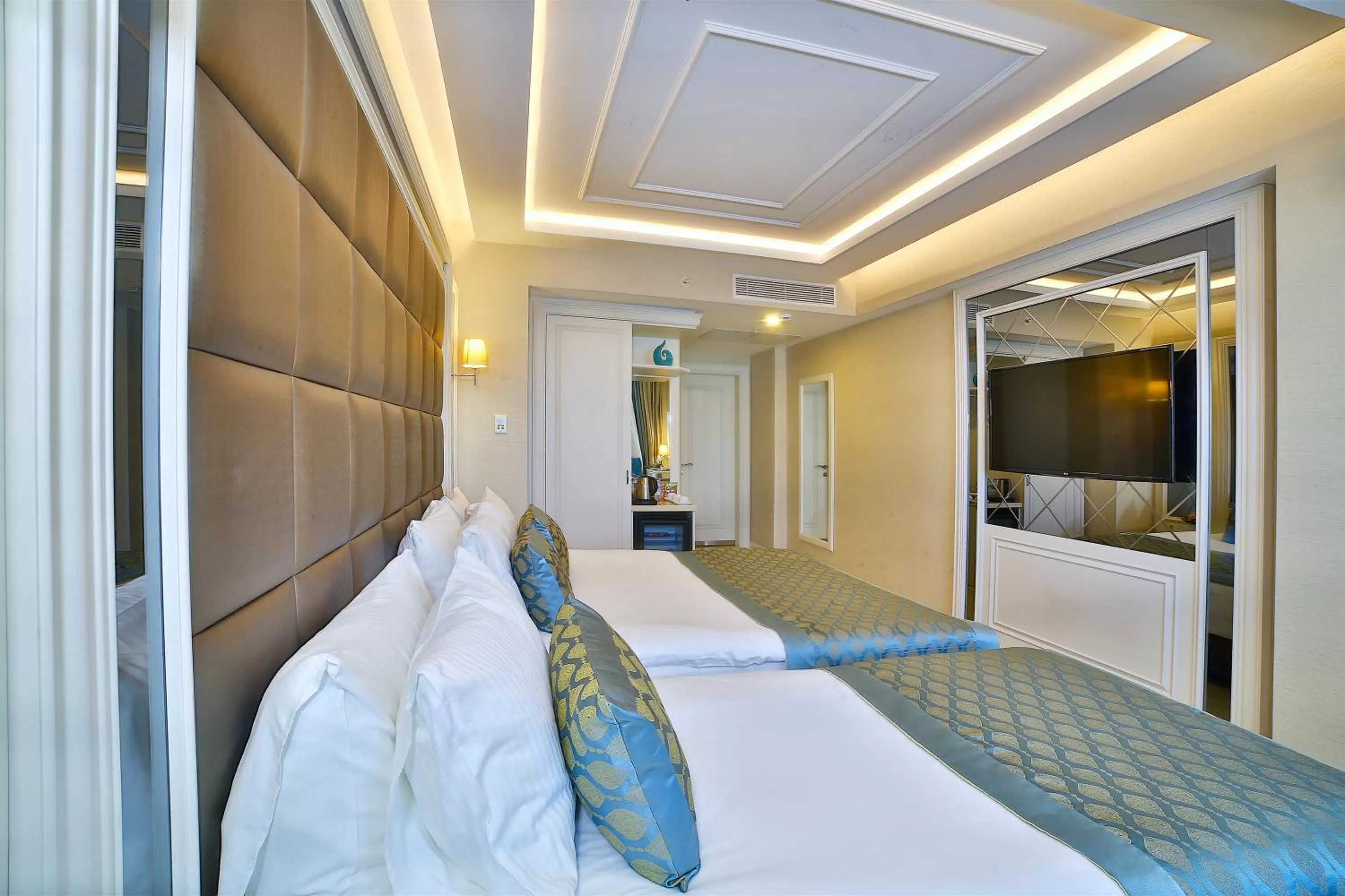 Bed in Büke Hotel Şişli