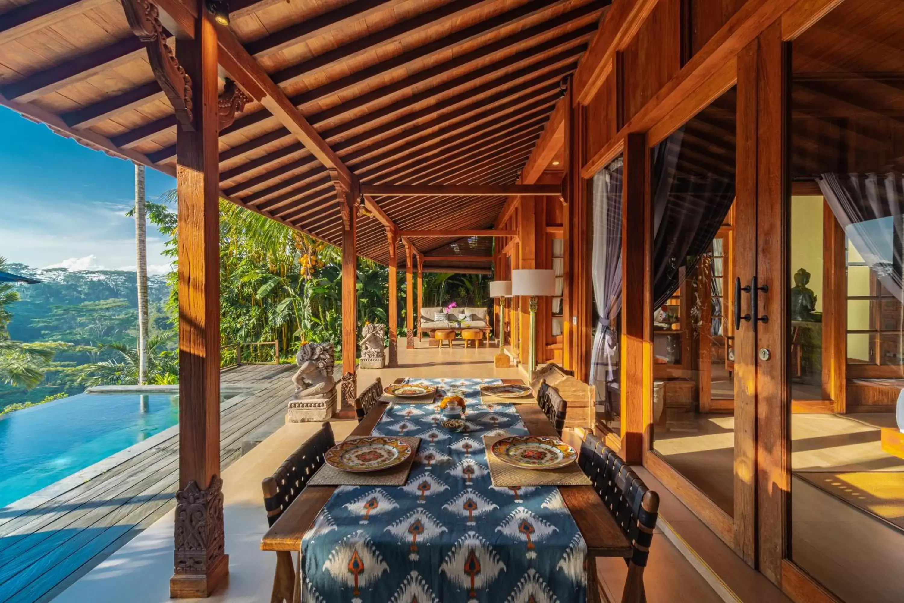 Balcony/Terrace, Restaurant/Places to Eat in Ubud Valley Boutique Resort