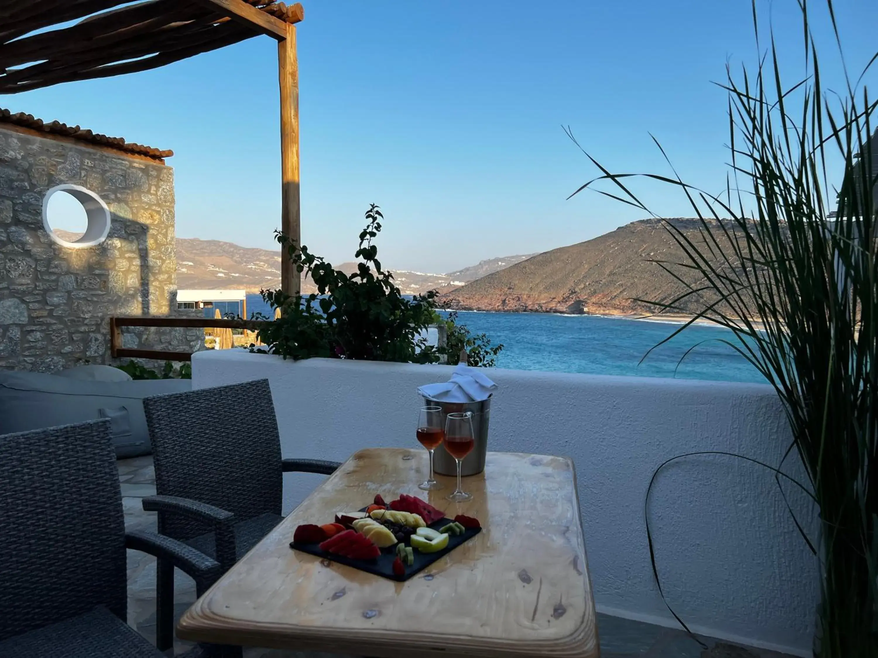 Balcony/Terrace in Panormos Village