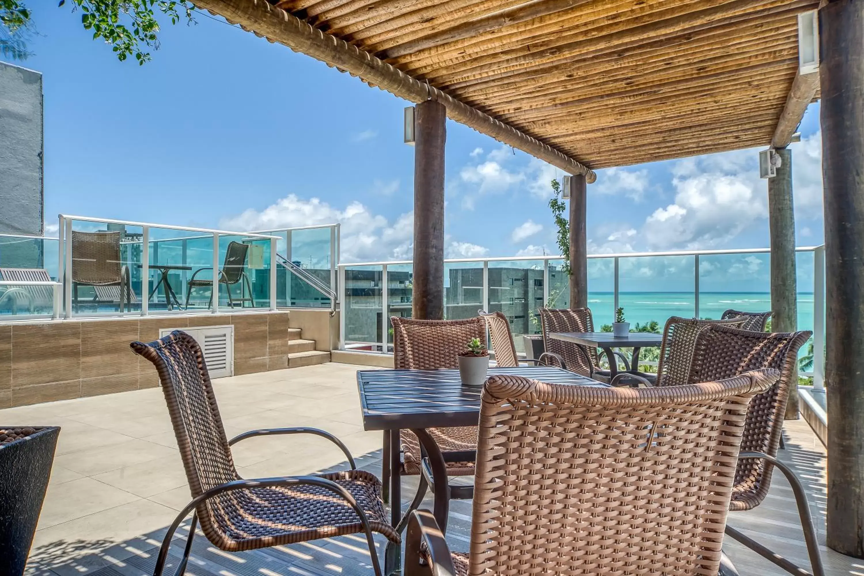 Balcony/Terrace in Tambaqui Praia Hotel