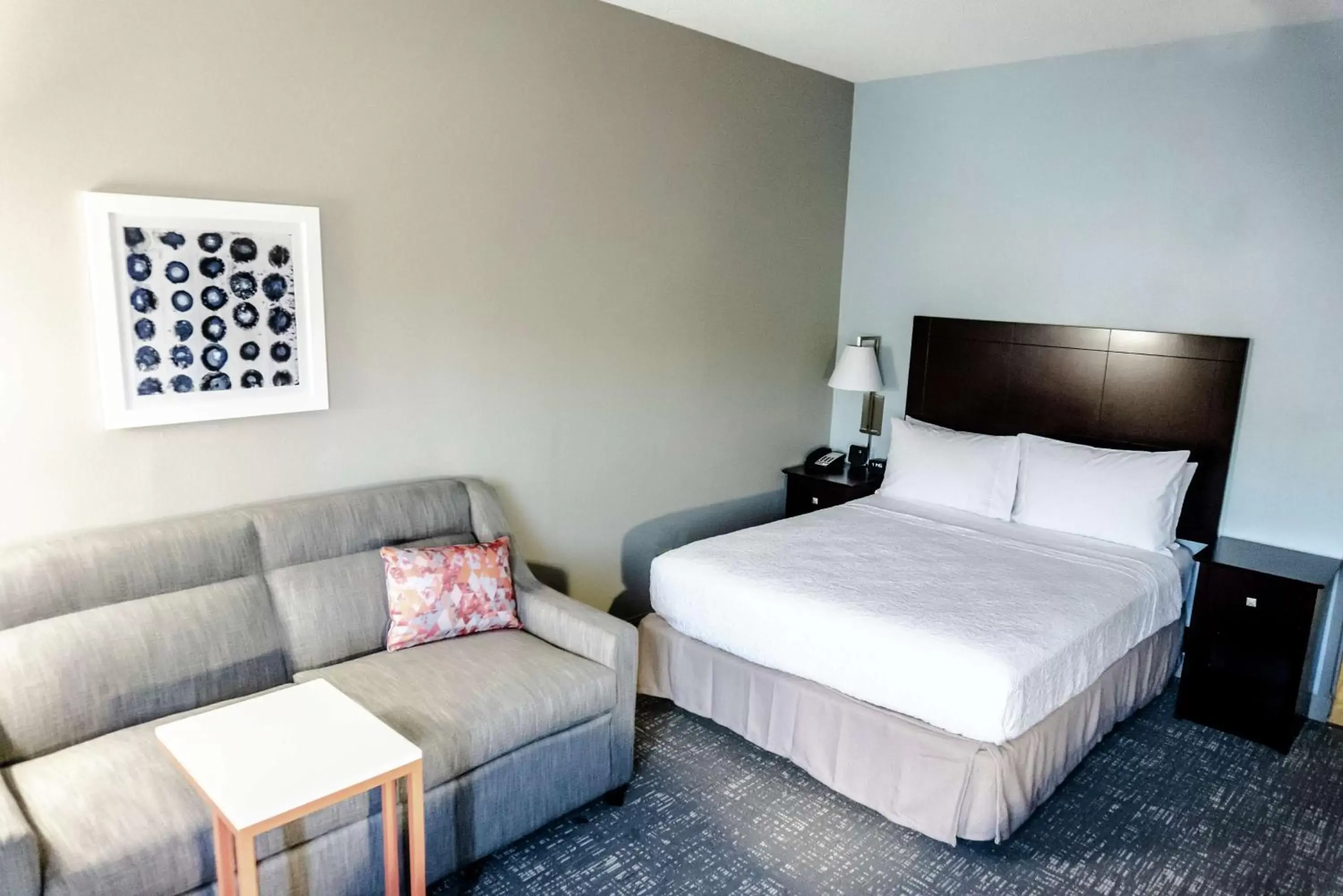 Living room, Bed in Hampton Inn Rock Hill