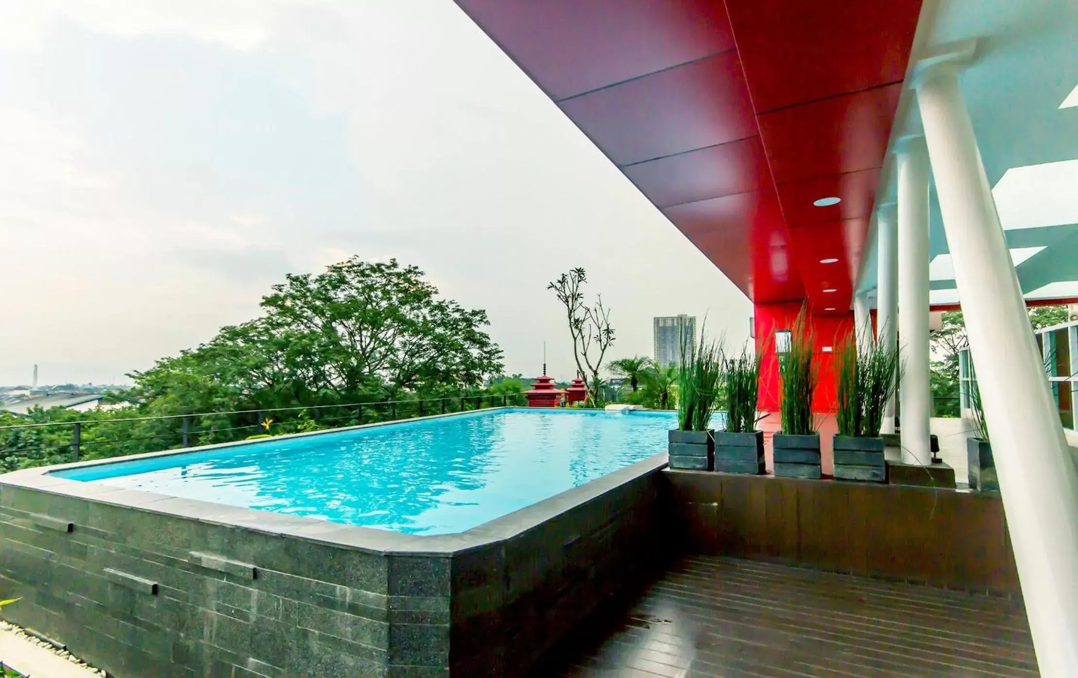 Property building, Swimming Pool in Grand Cordela Hotel Bandung