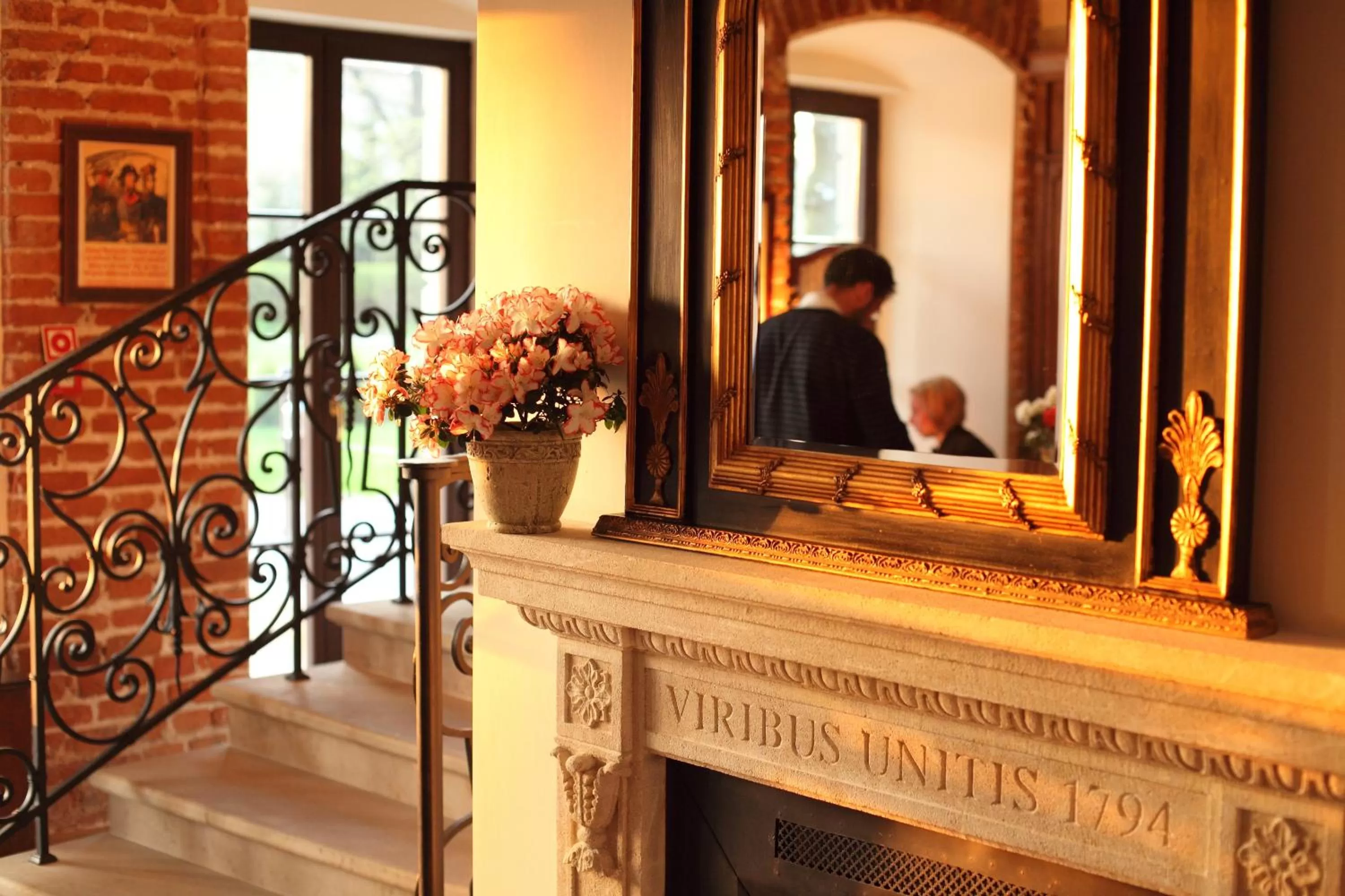 Decorative detail in Hotel Dwór Kościuszko