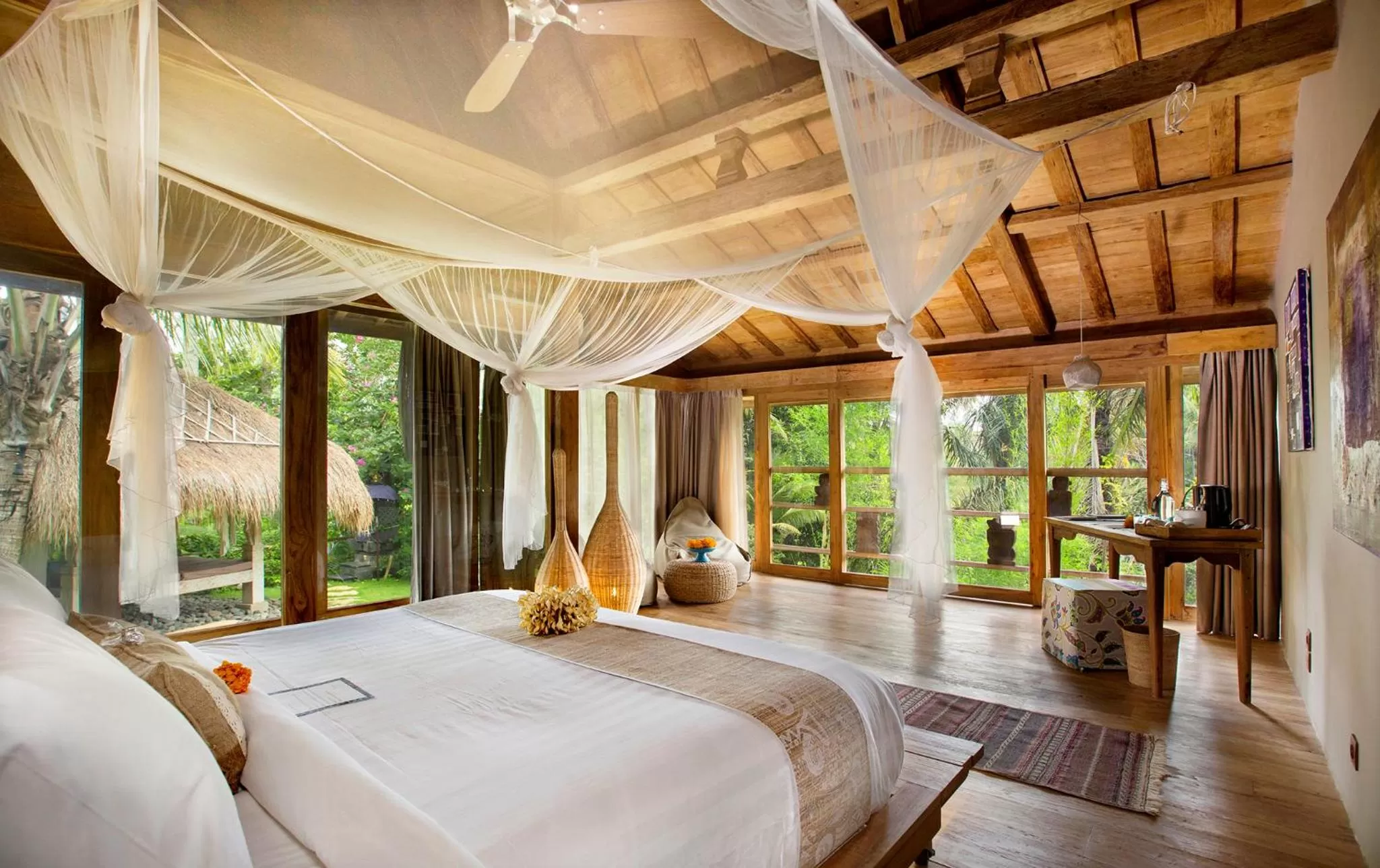 Bedroom, Bed in Blue Karma Dijiwa Ubud