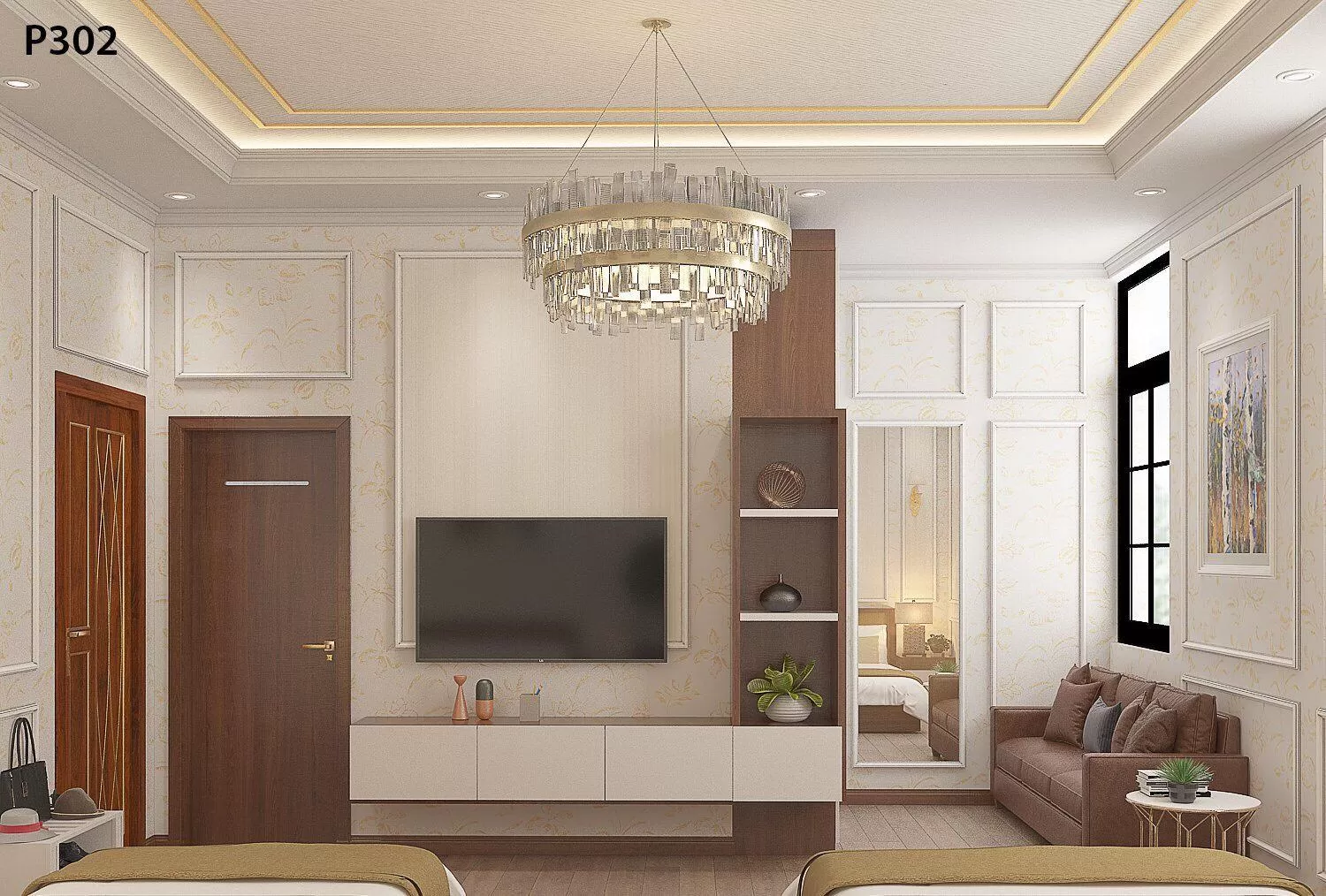 Communal lounge/ TV room in Halong Lavender Hotel