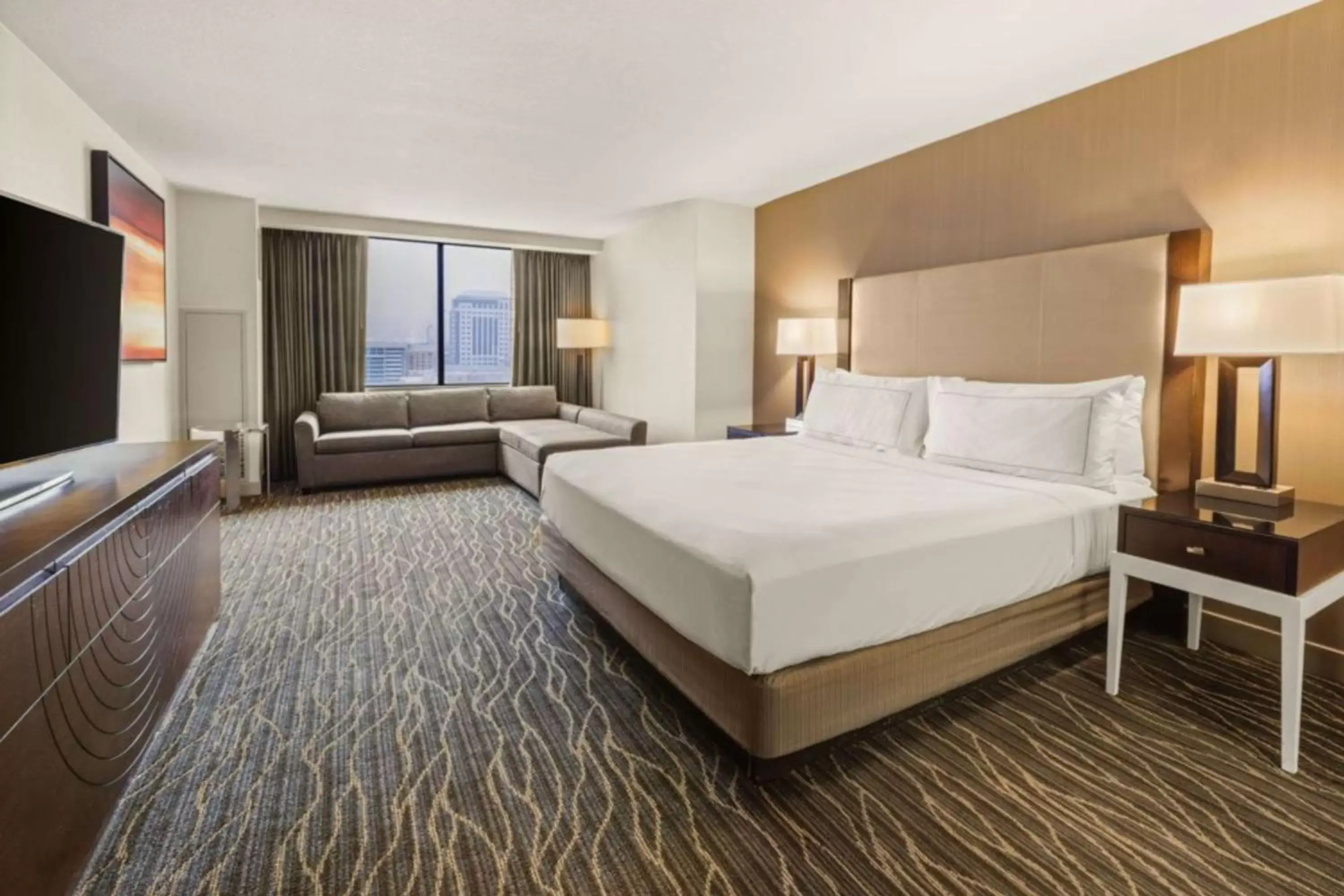 Bedroom in Hilton Salt Lake City Center