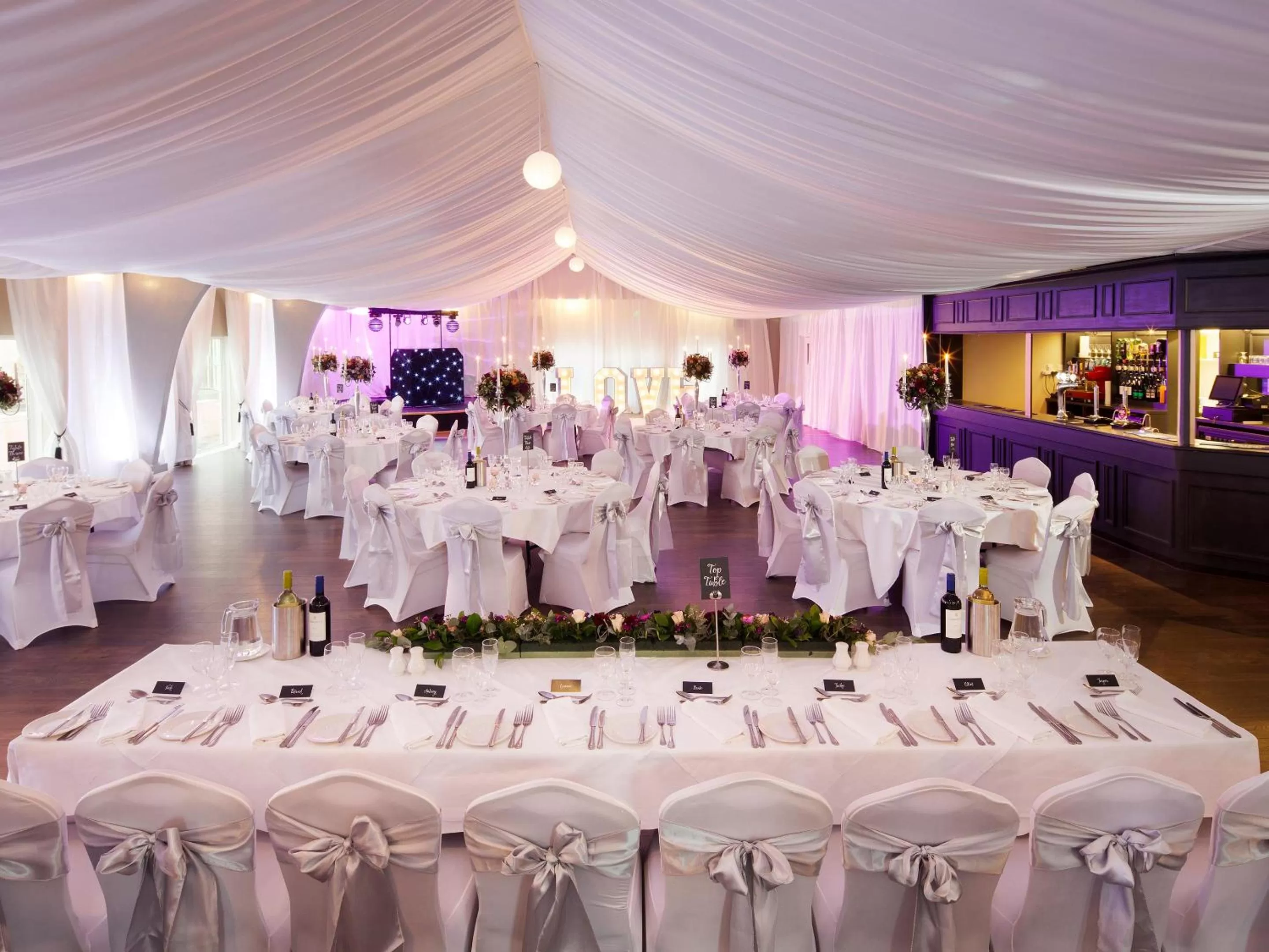 Banquet/Function facilities in Elfordleigh Hotel