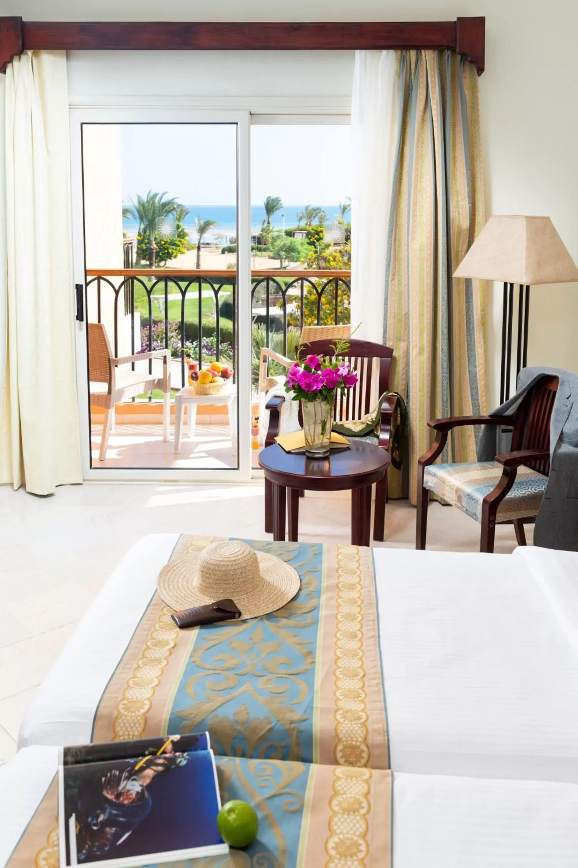 Balcony/Terrace, Seating Area in The Three Corners Sunny Beach Resort