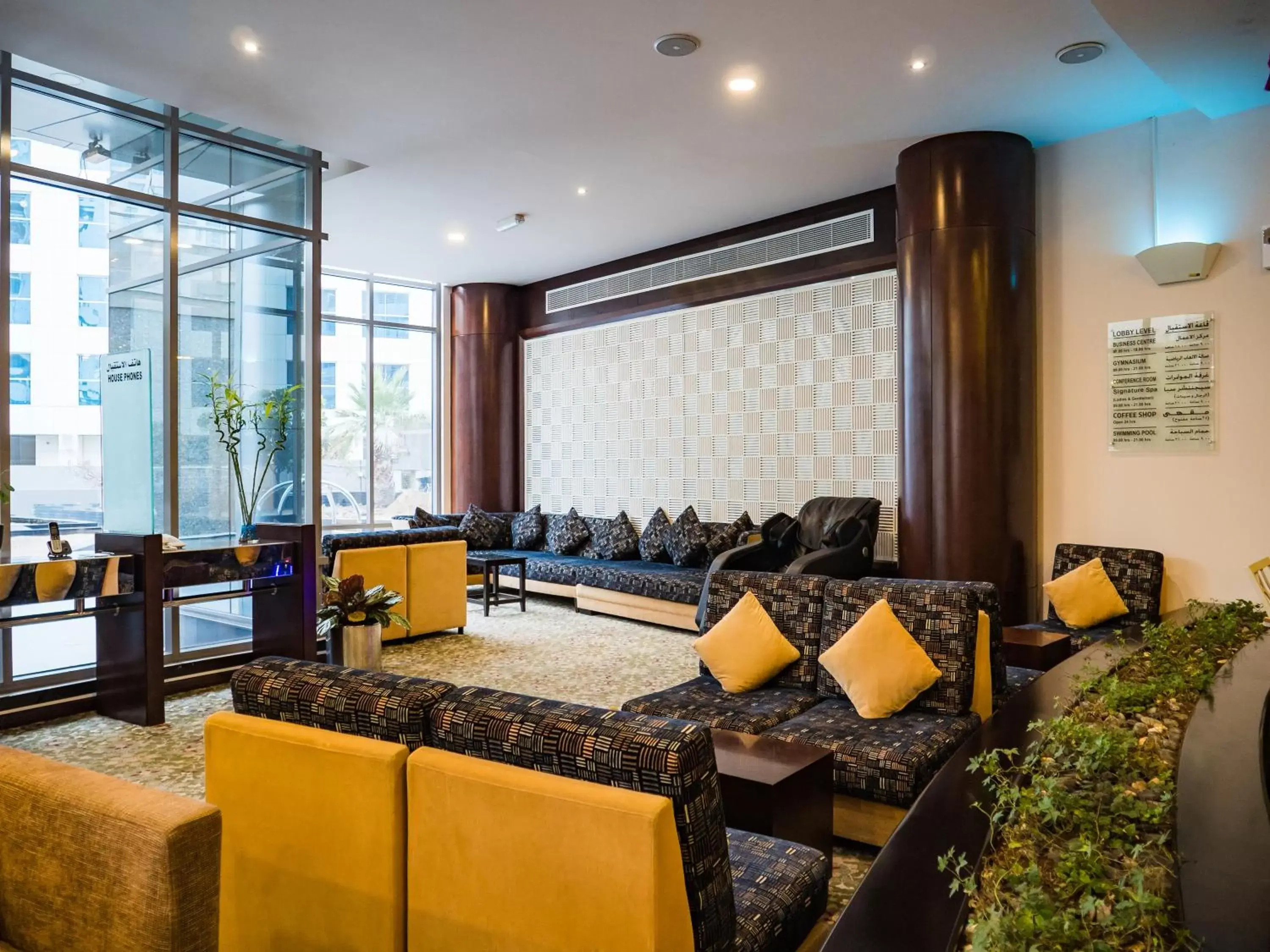Lobby or reception in Signature Hotel Apartments and Spa