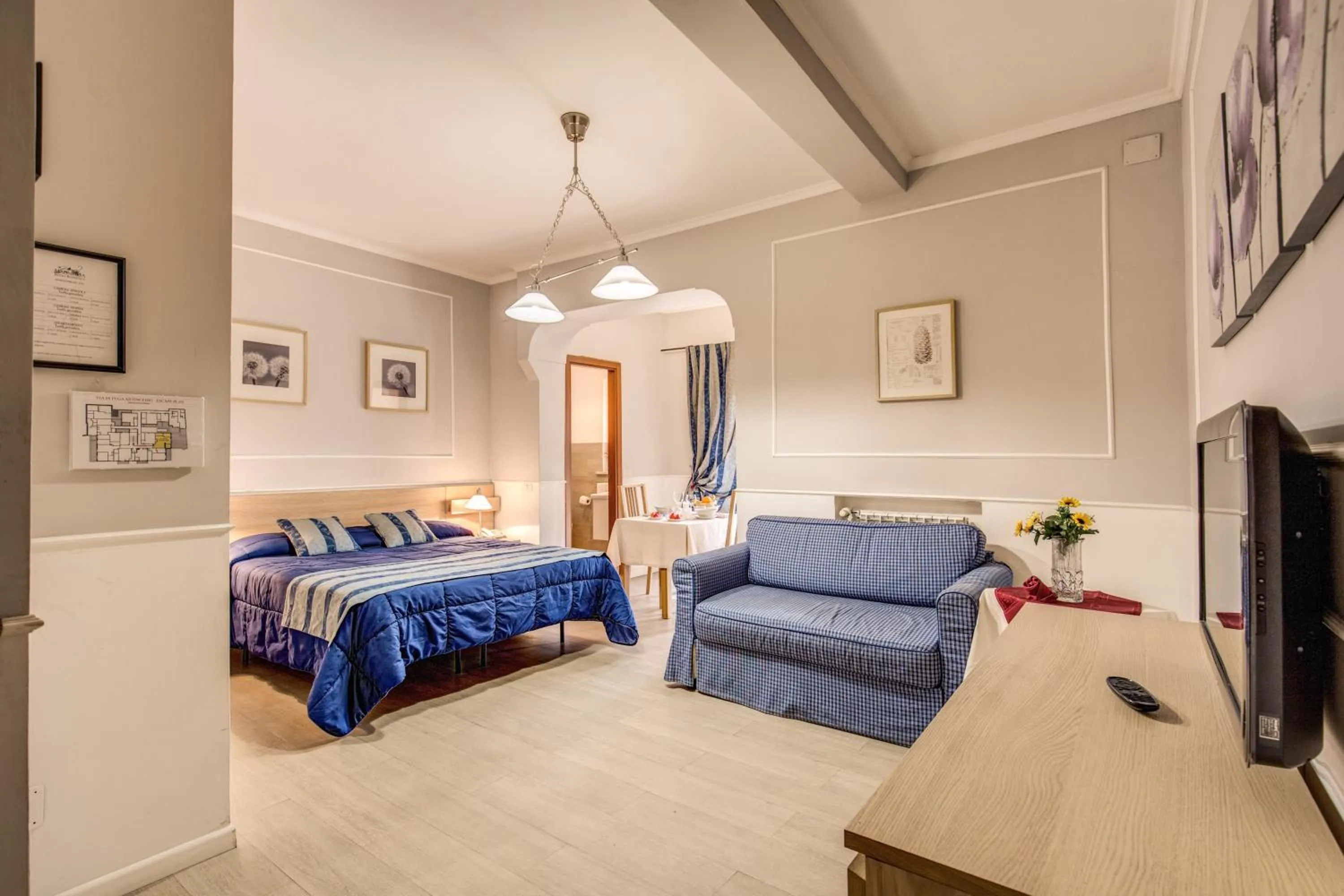 Bed in Hotel Residence Magnolia