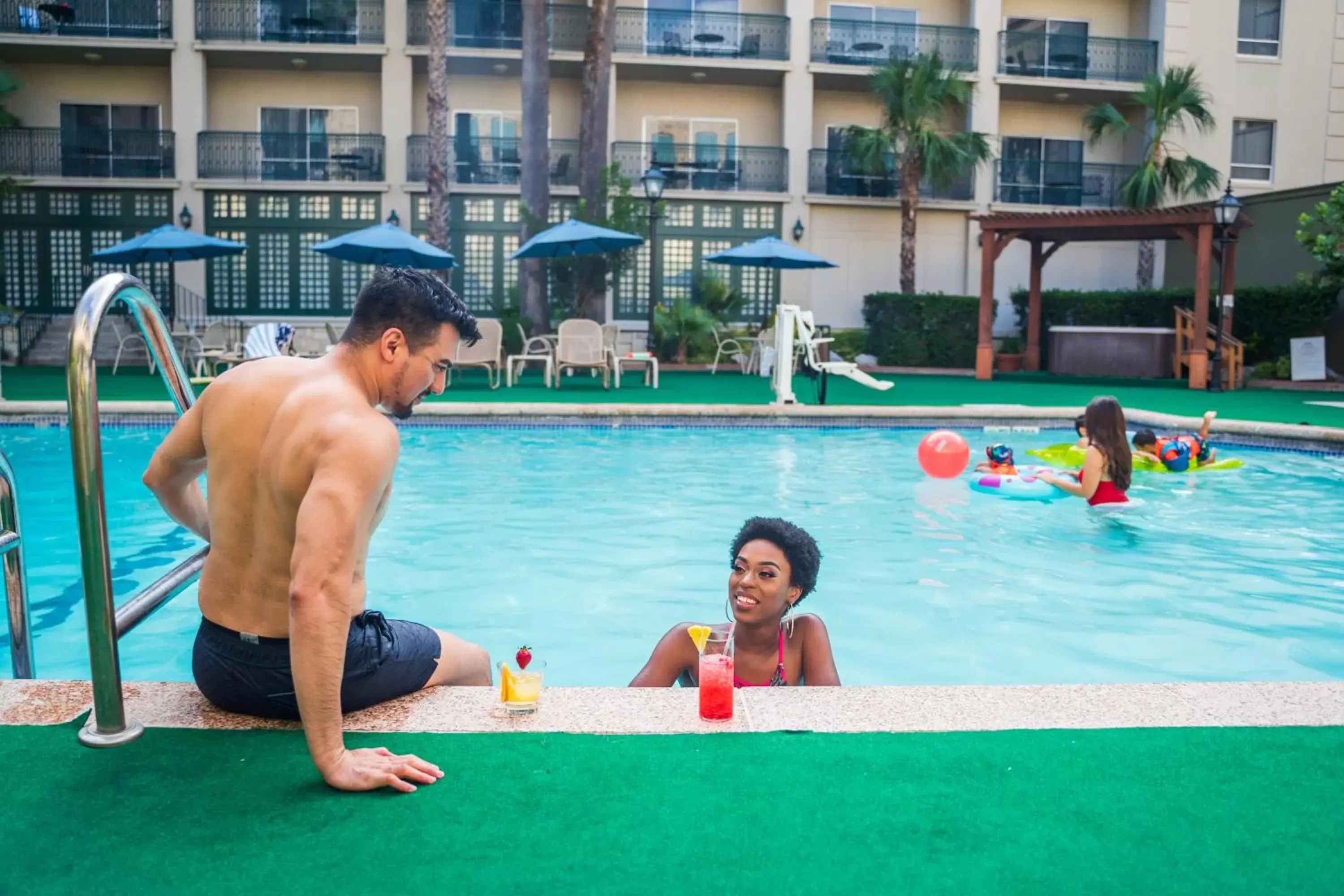 People, Swimming Pool in Menger Hotel