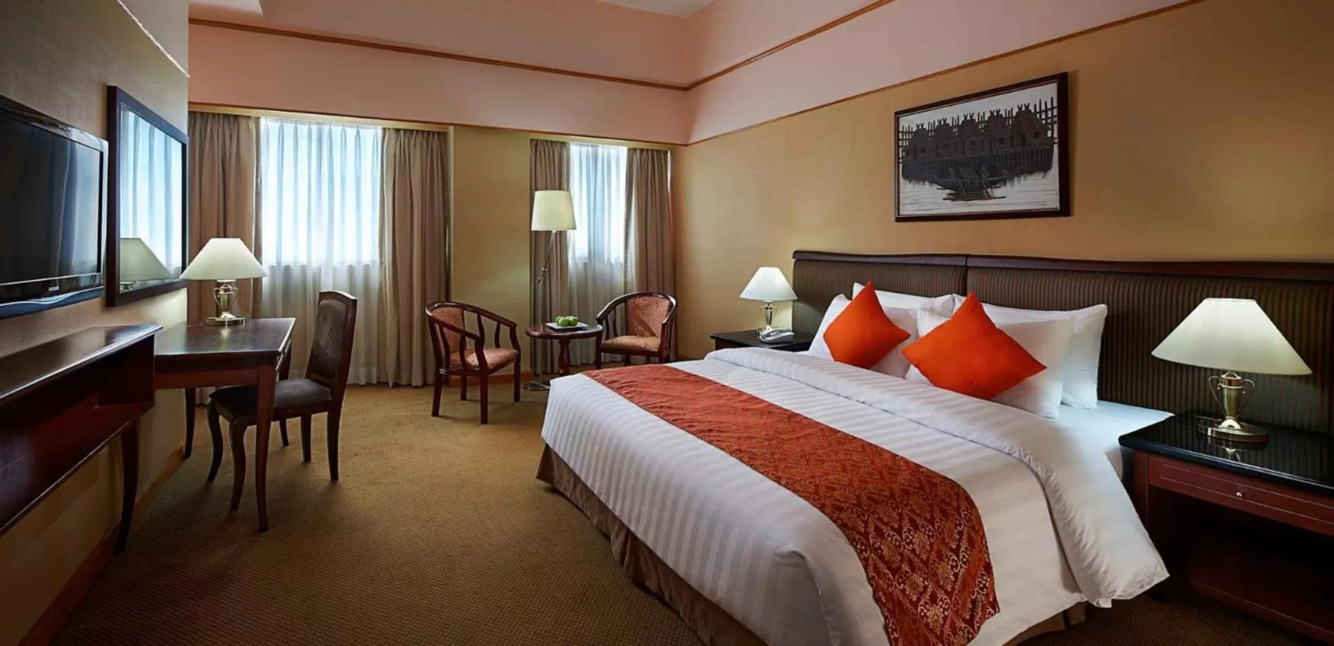 Photo of the whole room, Bed in Berjaya Makati Hotel