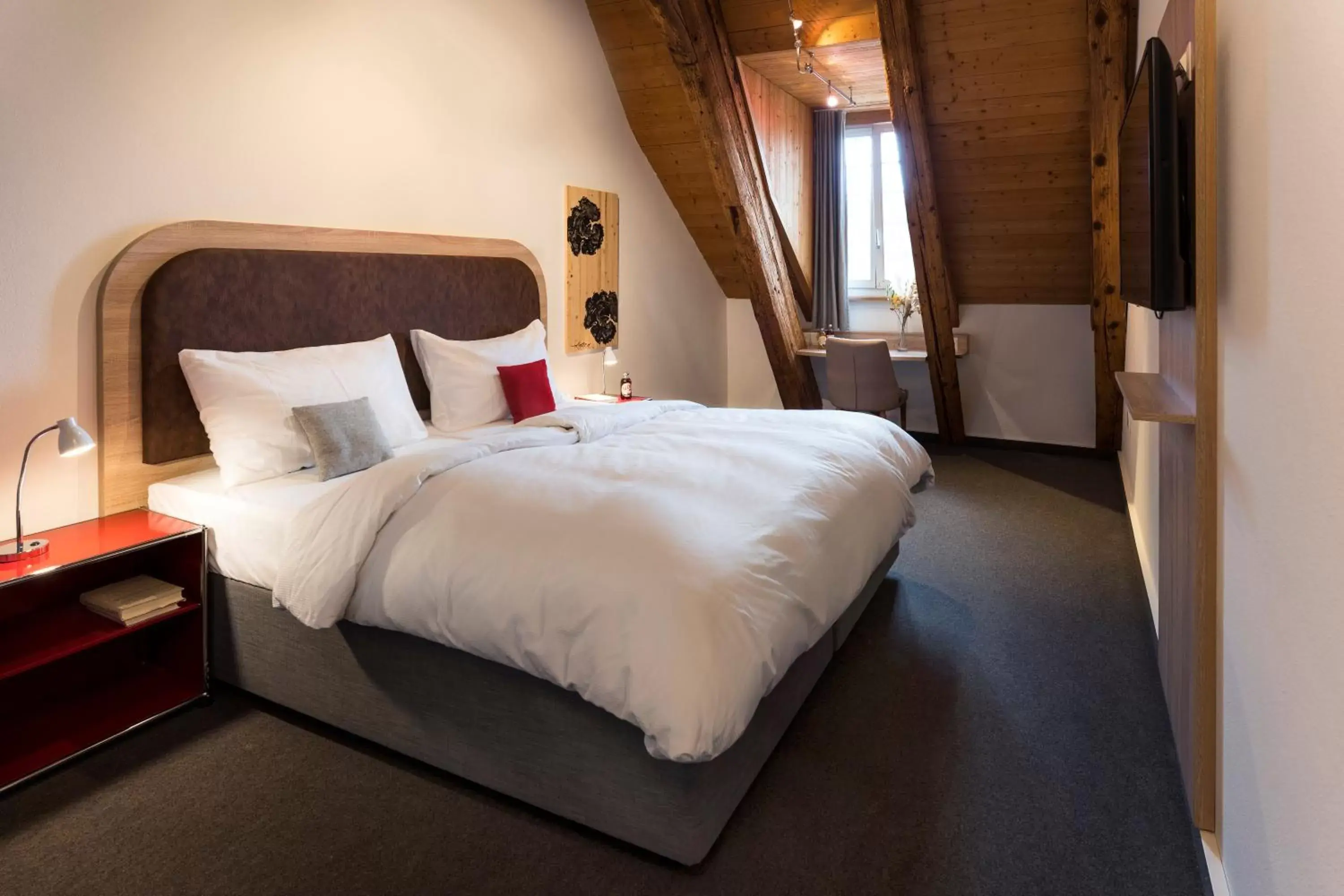 Photo of the whole room, Bed in Koncept Hotel Löie