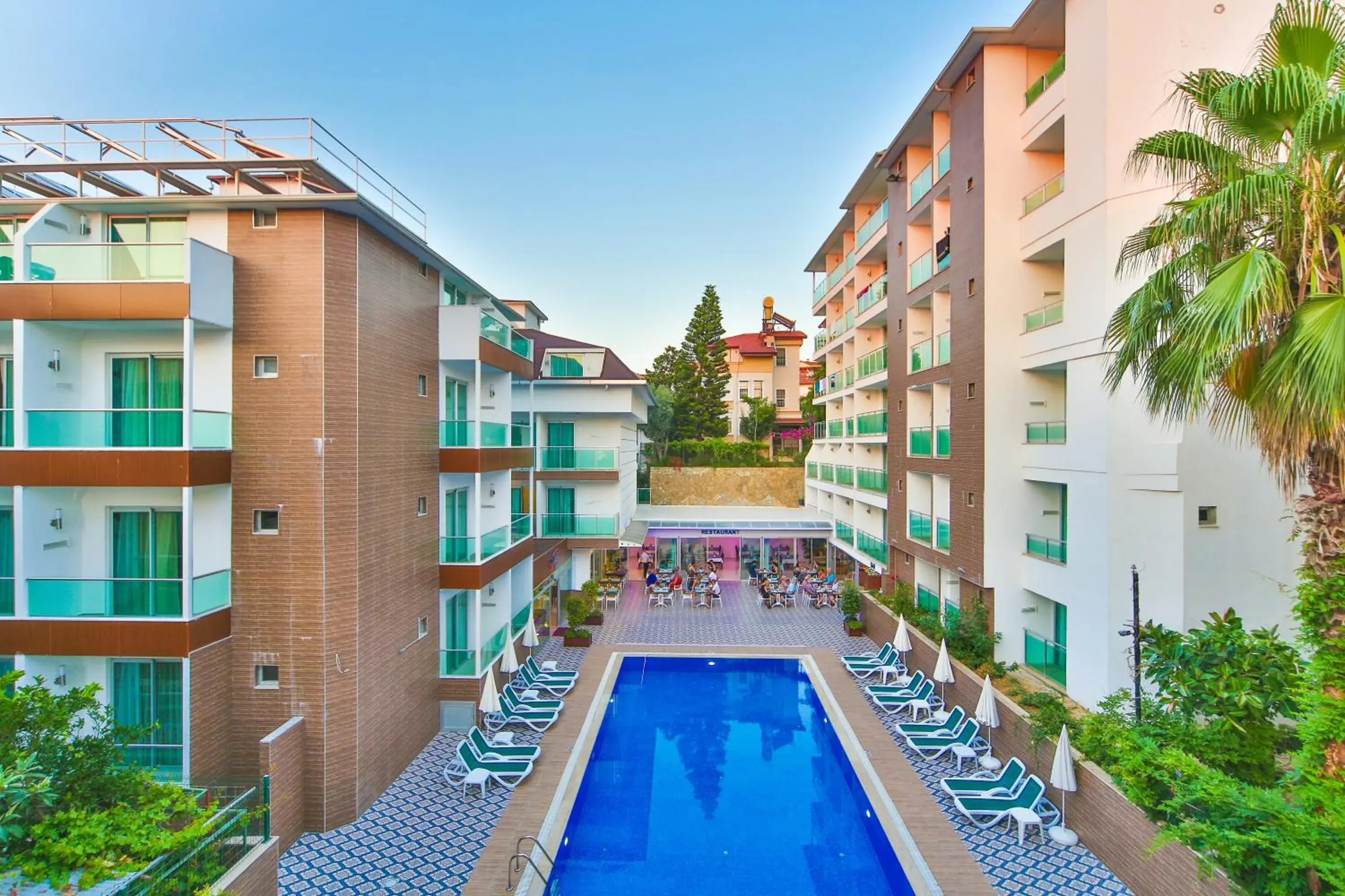 Property building, Swimming Pool in Kleopatra Atlas Hotel - Adults Only