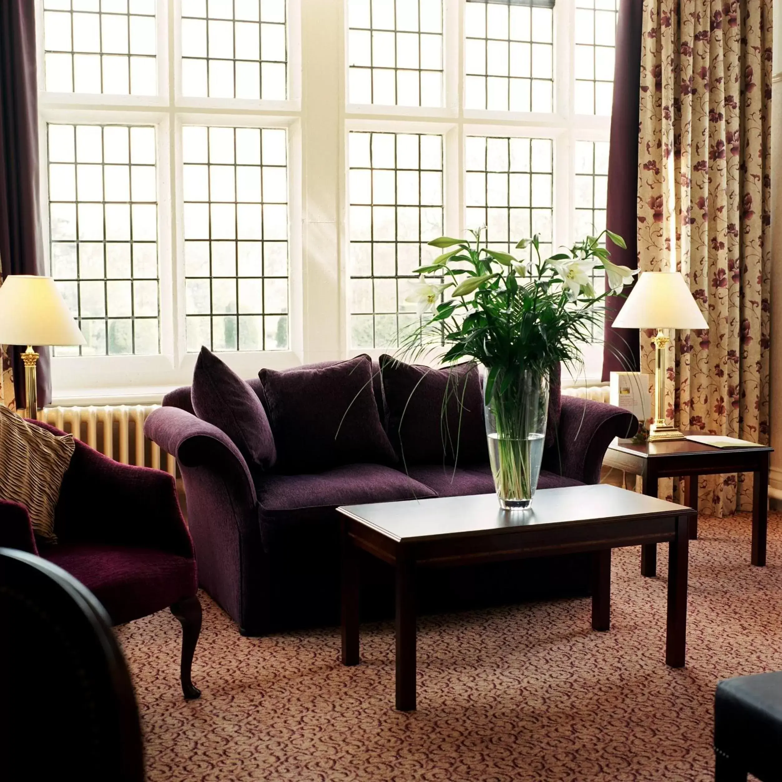 Living room, Seating Area in Redworth Hall Hotel- Part of the Cairn Collection