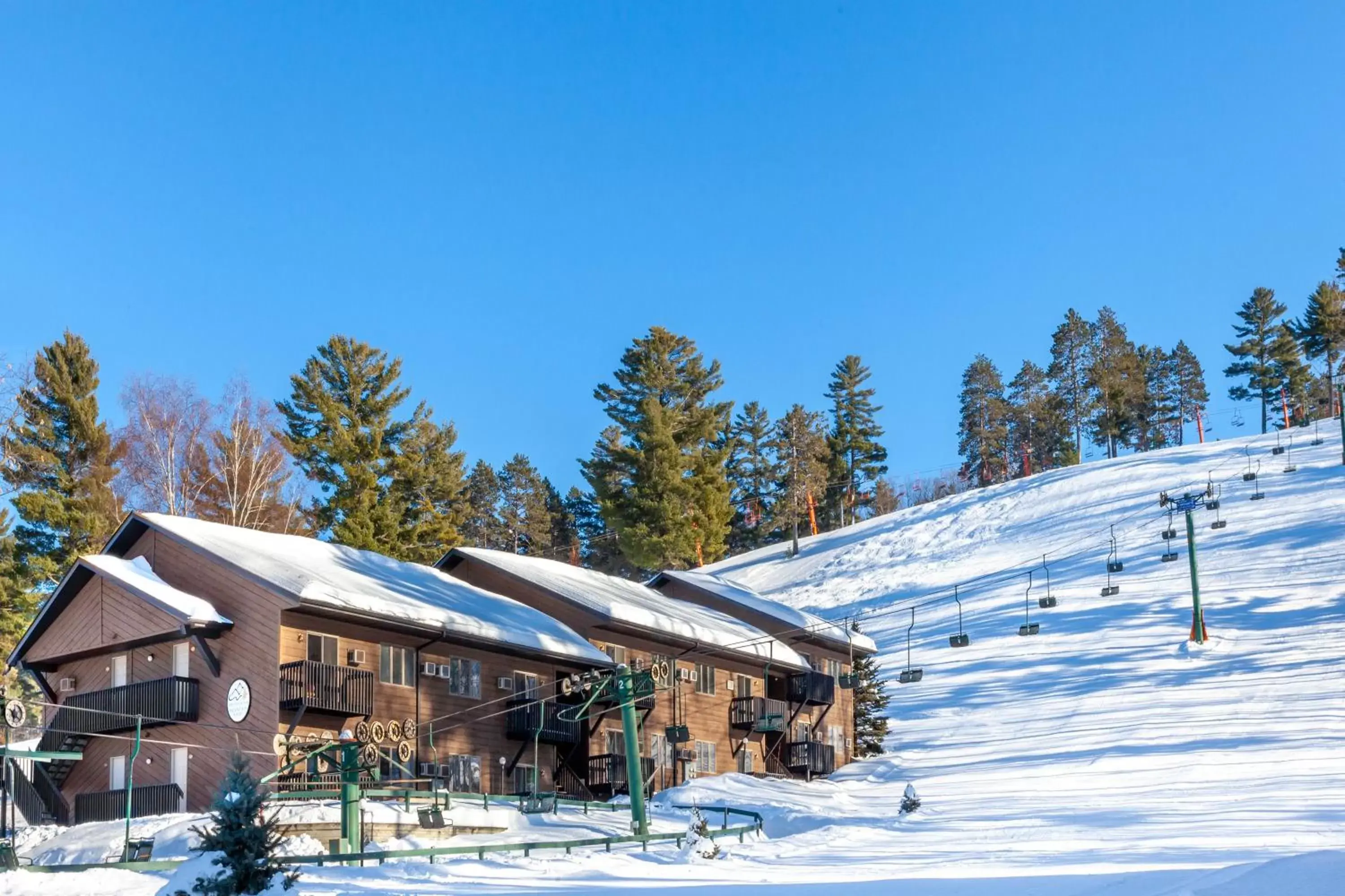 Property building, Winter in Pine Mountain Resort