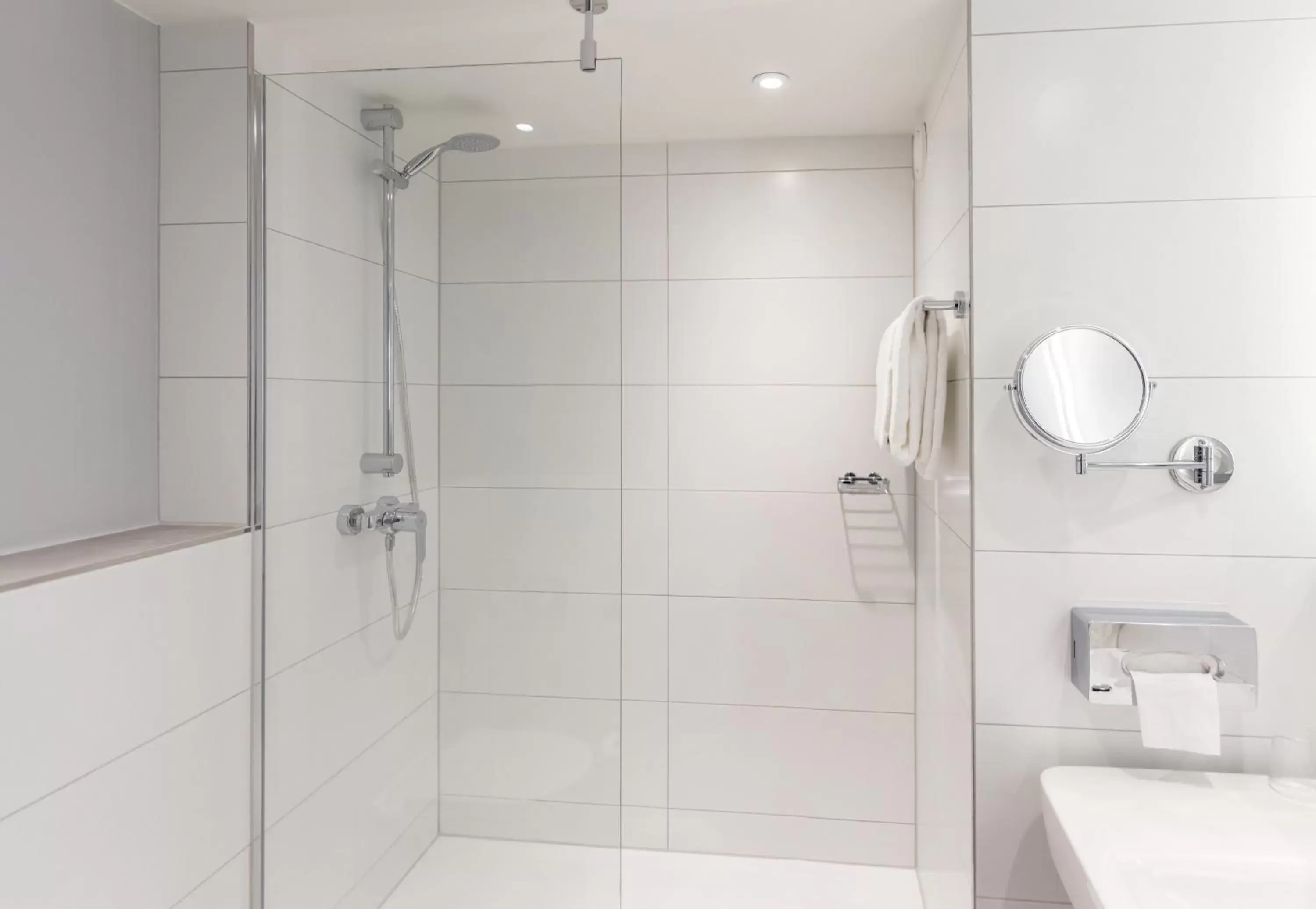 Shower, Bathroom in Ramada by Wyndham Flensburg