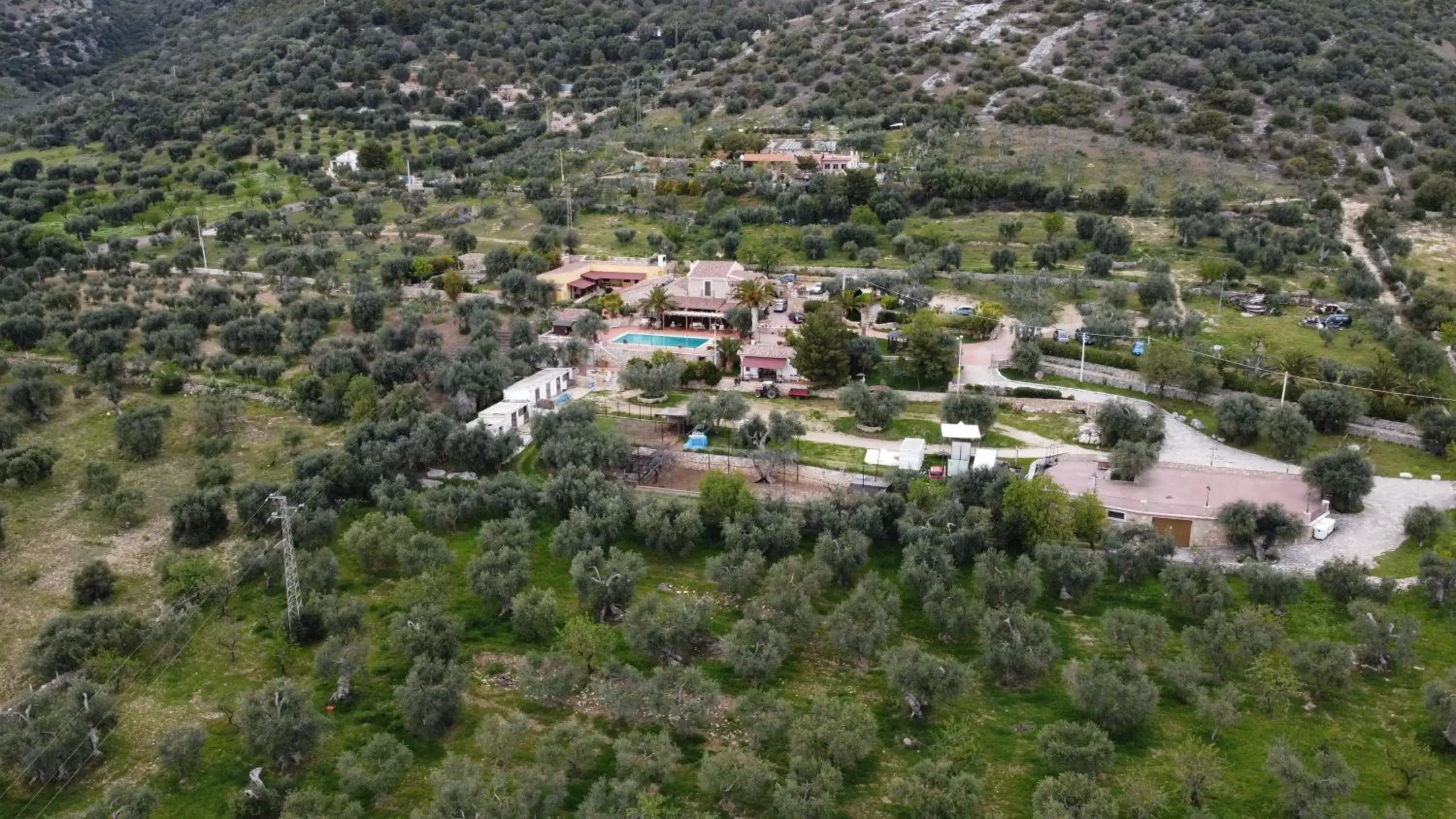 Property building, Bird's-eye View in Le Cese