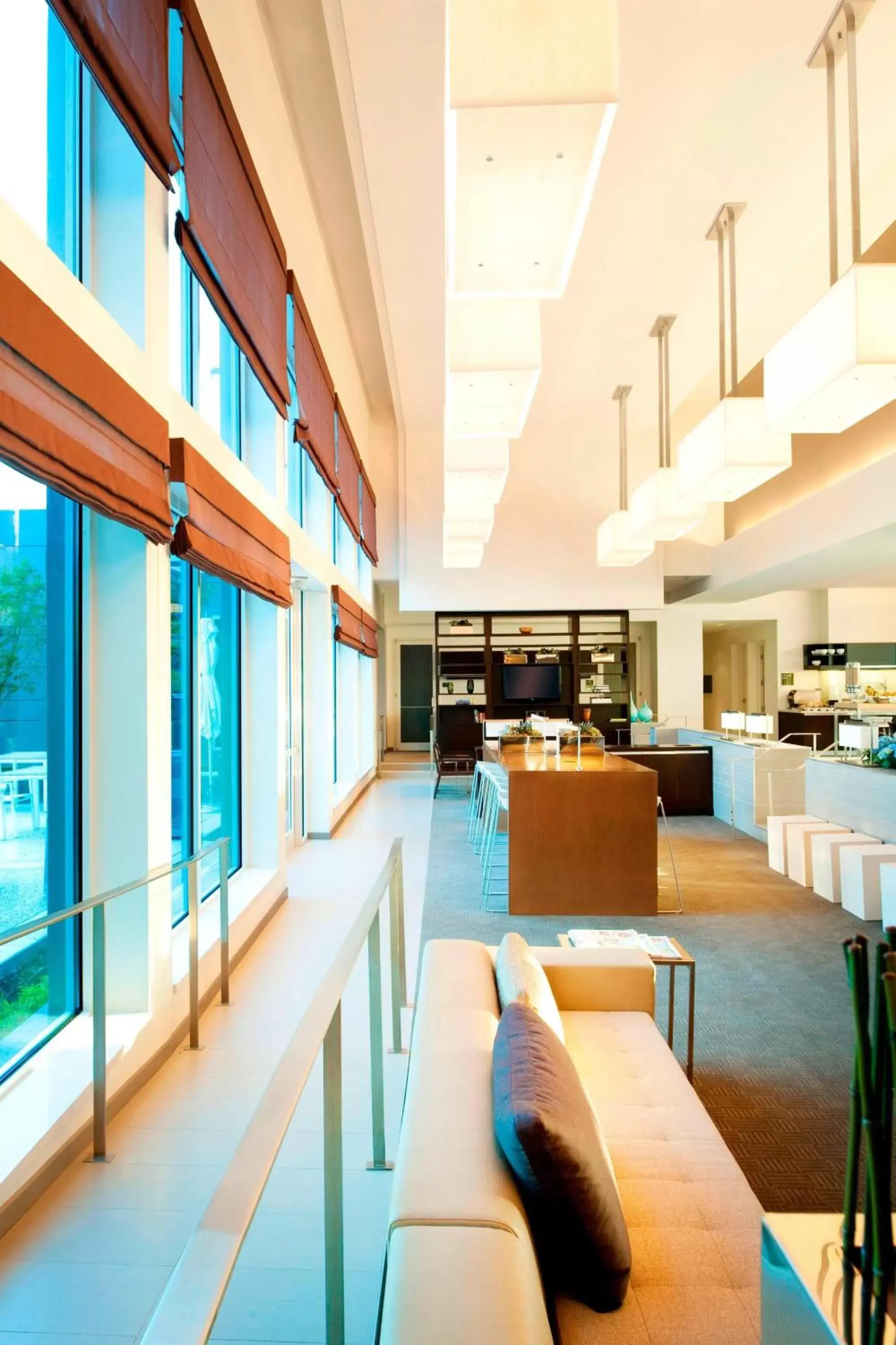 Lobby or reception in Element Dallas Fort Worth Airport North