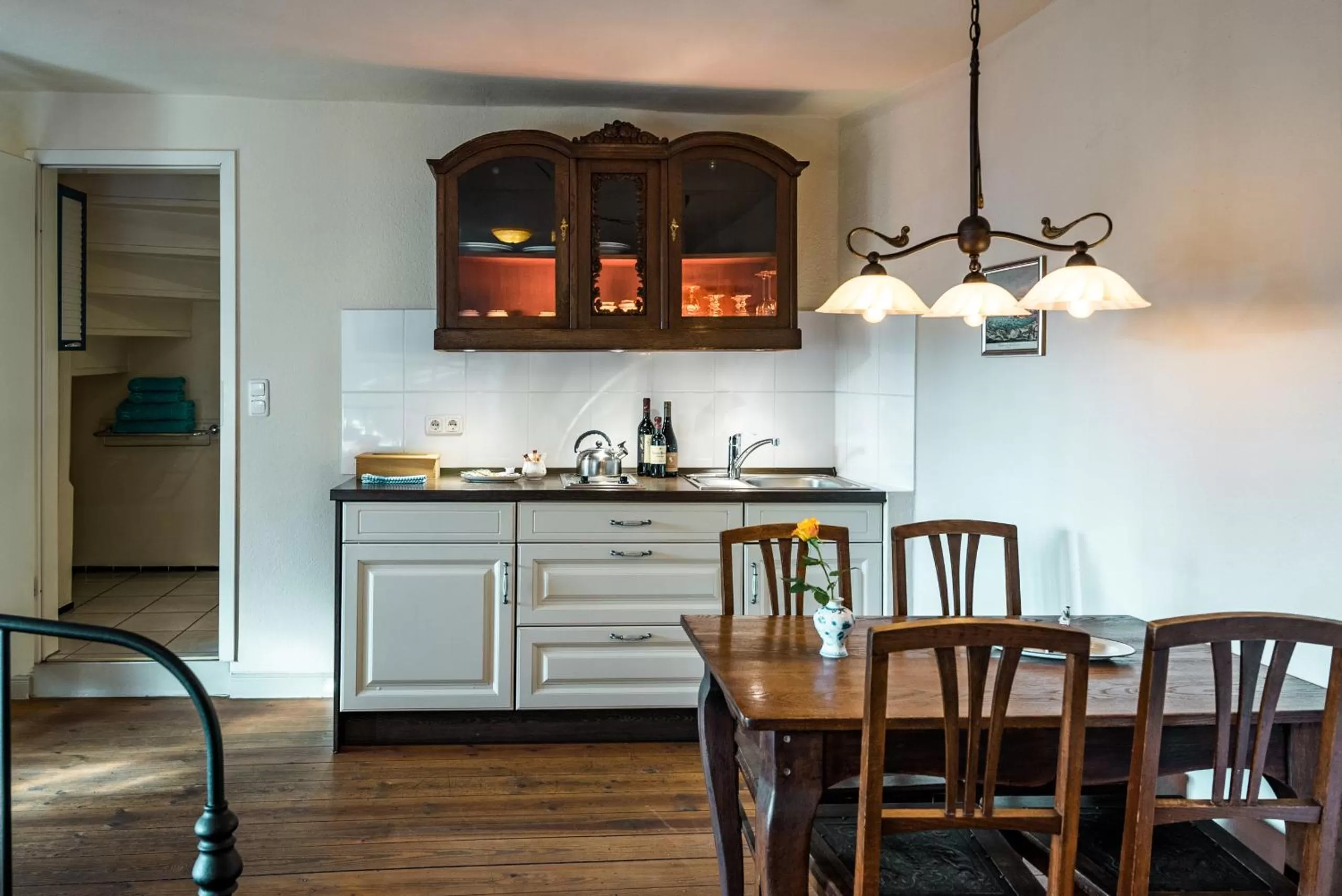 Bedroom, Kitchen/Kitchenette in Hotel Haase