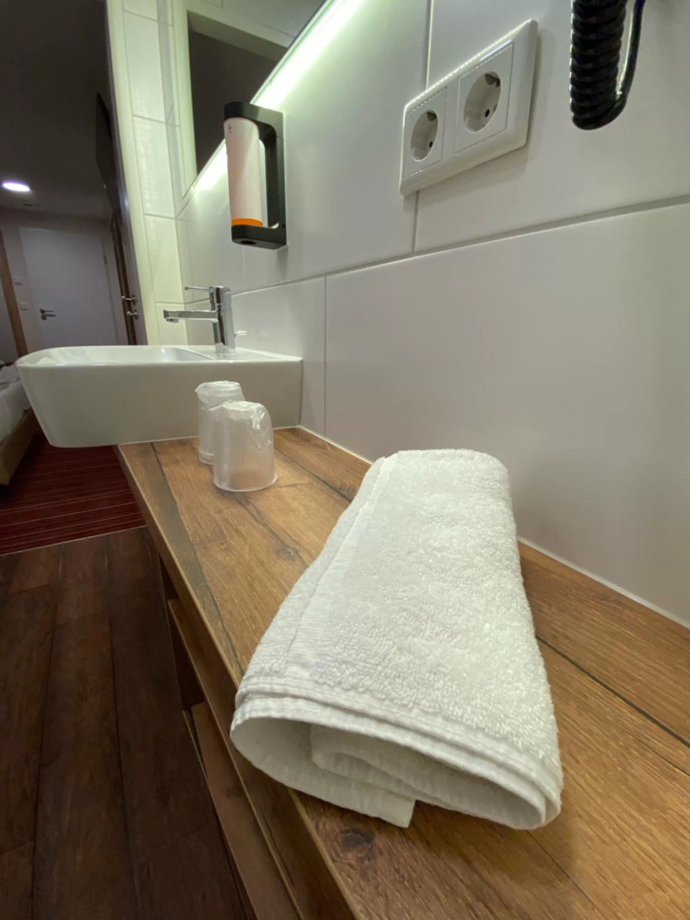 Bathroom in Familienhotel "Rhön Feeling"