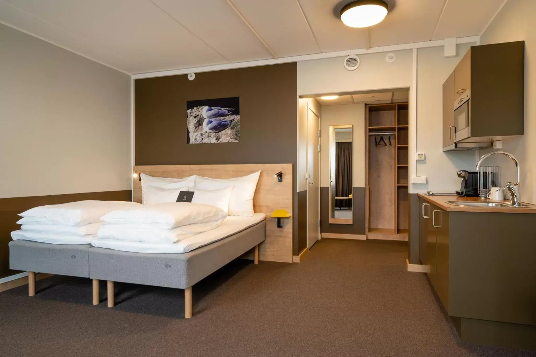 Bed in Smarthotel Hammerfest