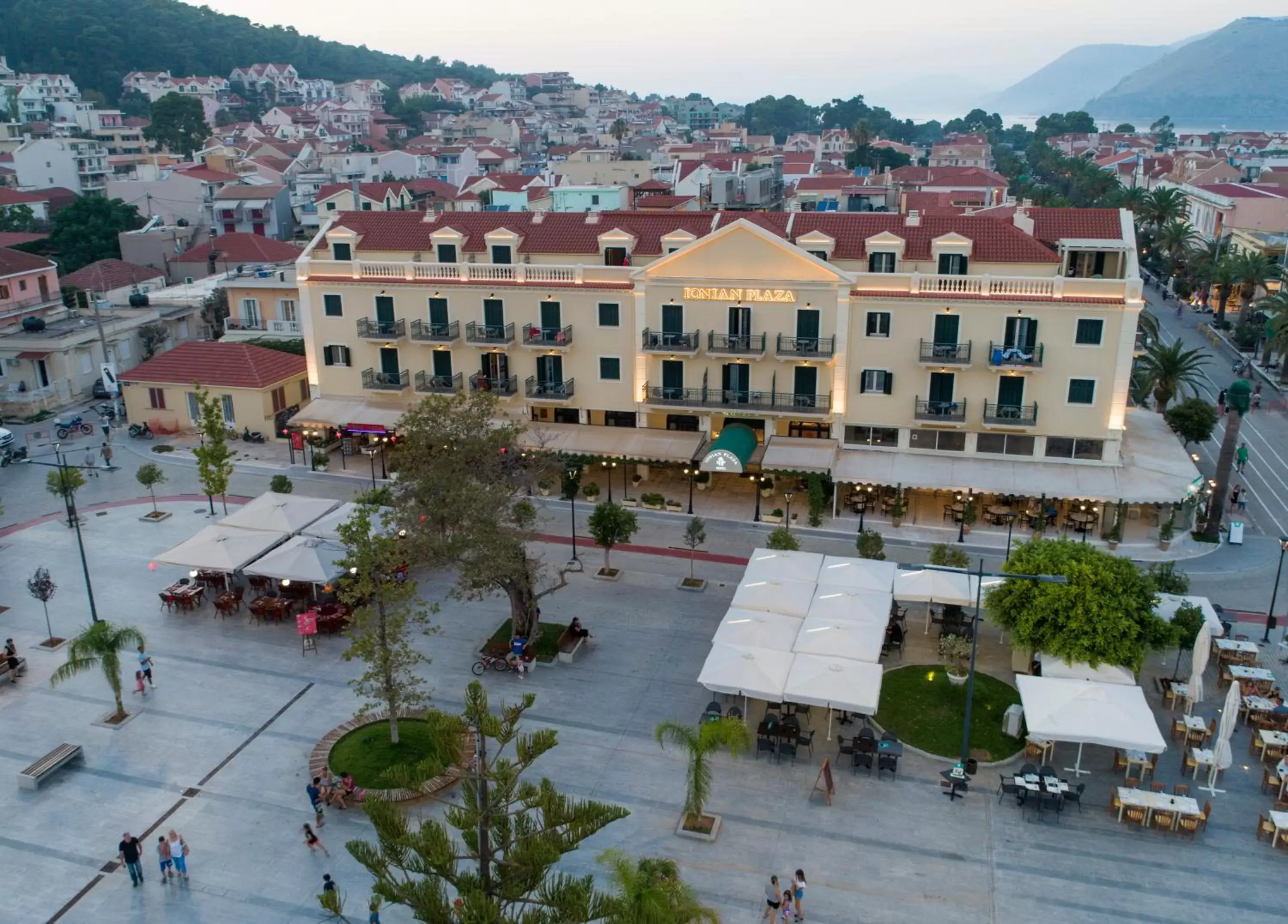 Bird's eye view in Ionian Plaza Hotel