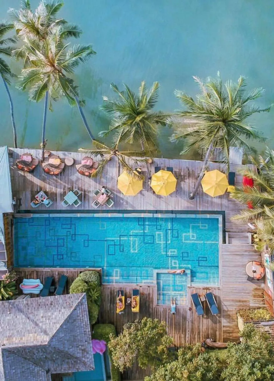 Bird's eye view in Tango Luxe Beach Villa, Koh Samui