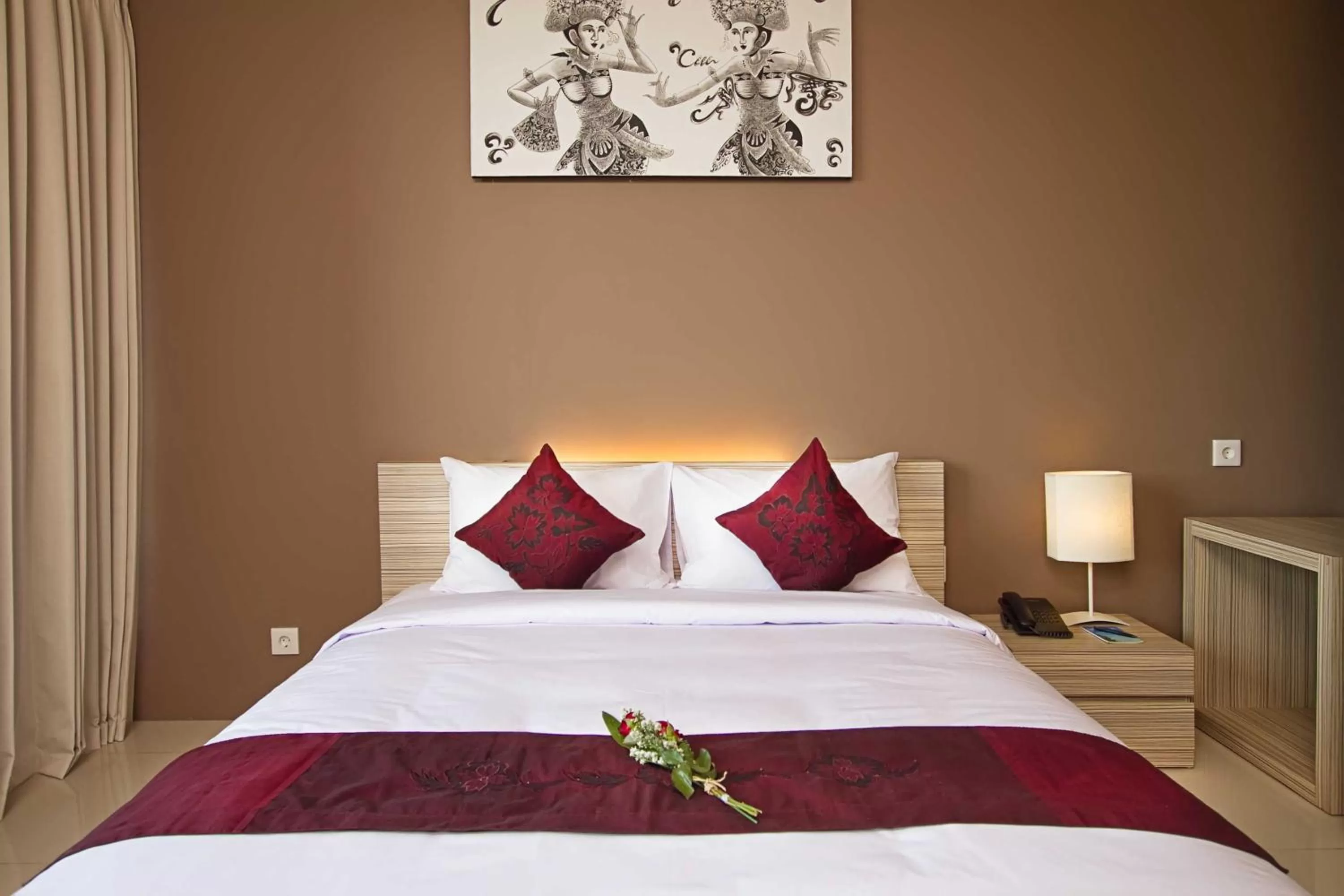 Bedroom, Bed in ABISHA Resort Jimbaran