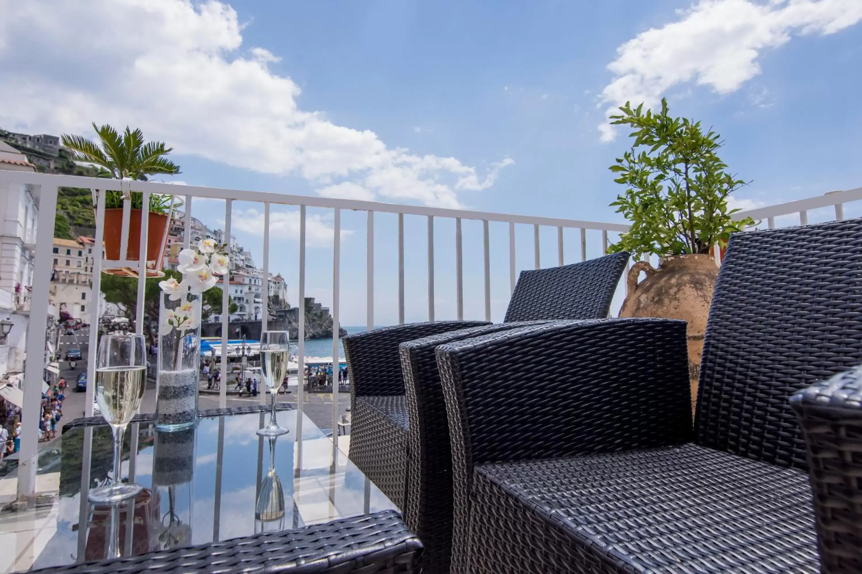 Balcony/Terrace in Hotel Fontana