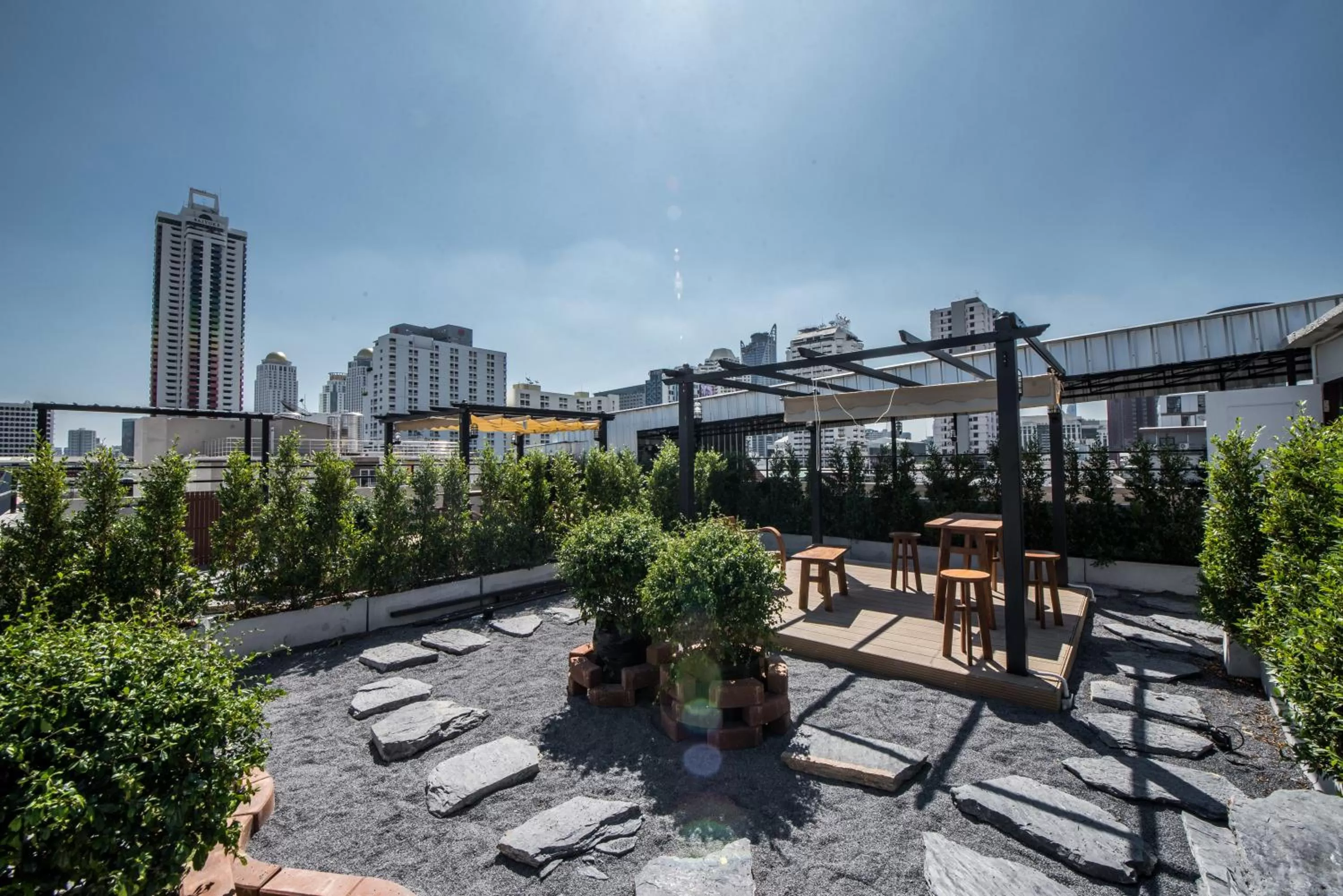 Patio in Theme Boutique Hotel Bangkok