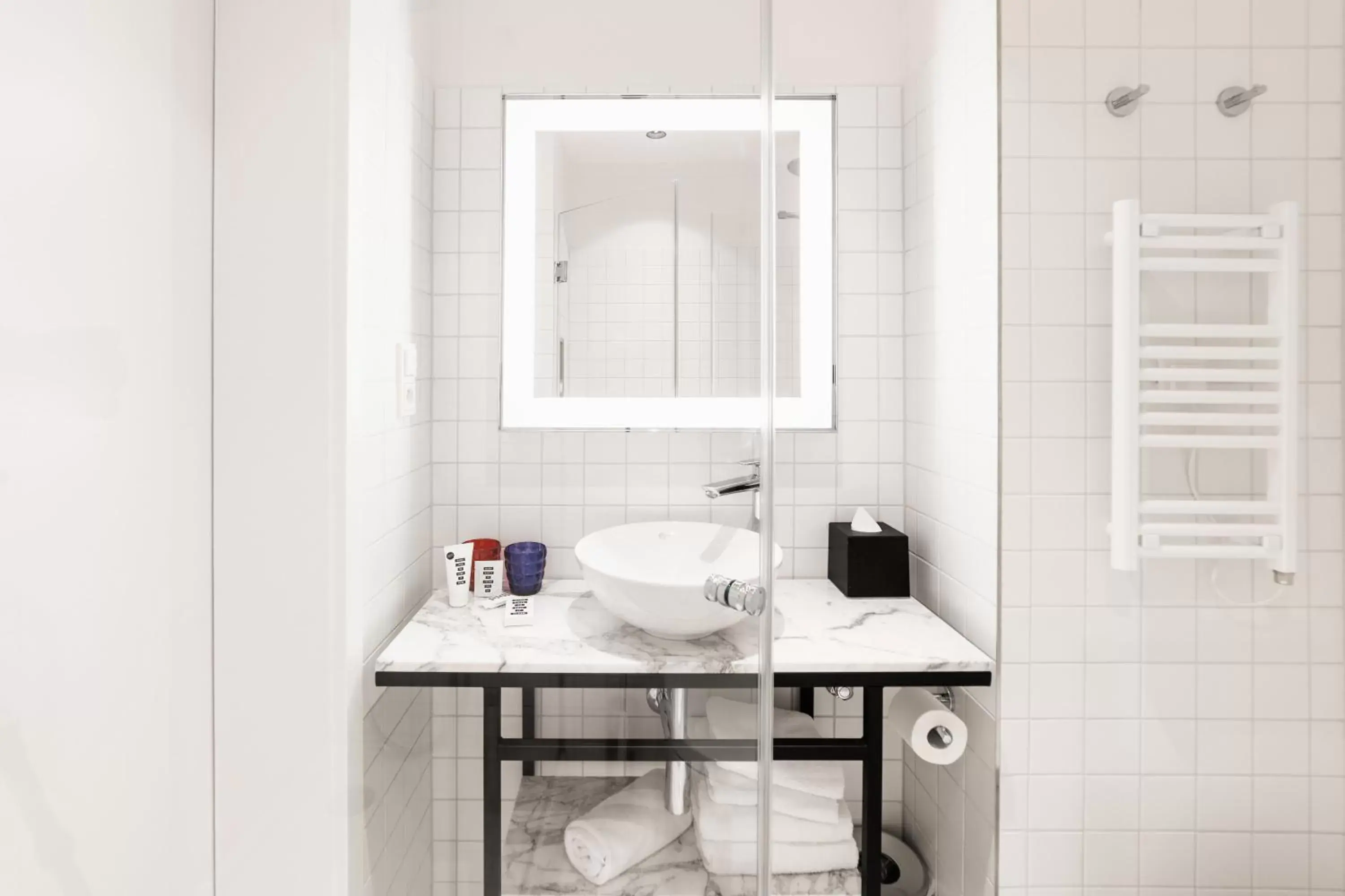 Shower, Bathroom in Mama Shelter Prague